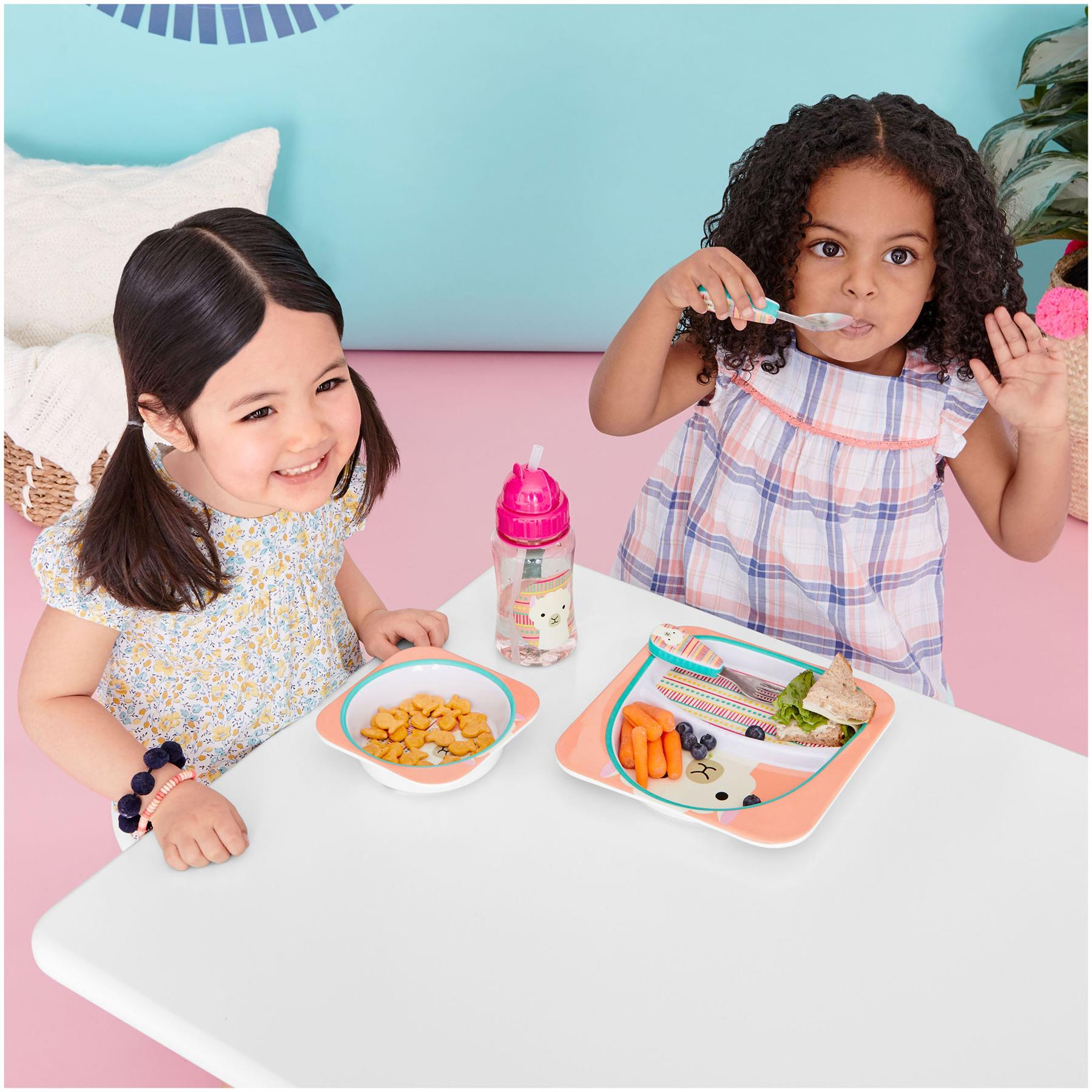 Skip Hop Zootensils tenedor y una cuchara-Unicornio Niño Alimentación cubiertos BN