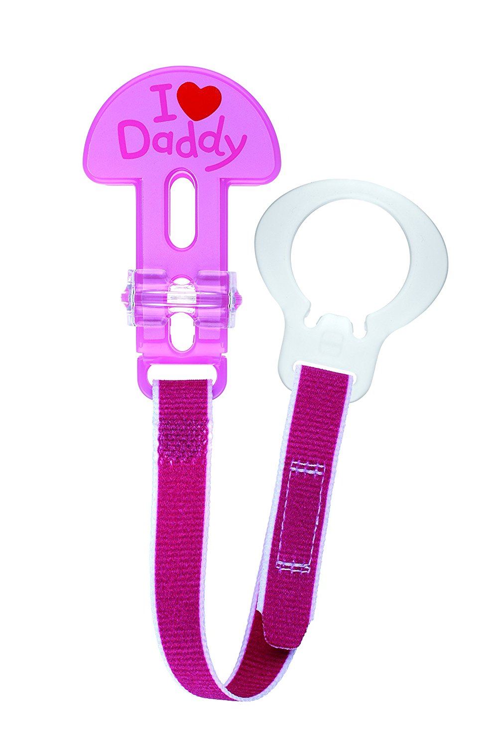 MAM CLIP DOUBLE PACK Baby//Toddler Soother//Dummy Clip Blue//Pink BNIP