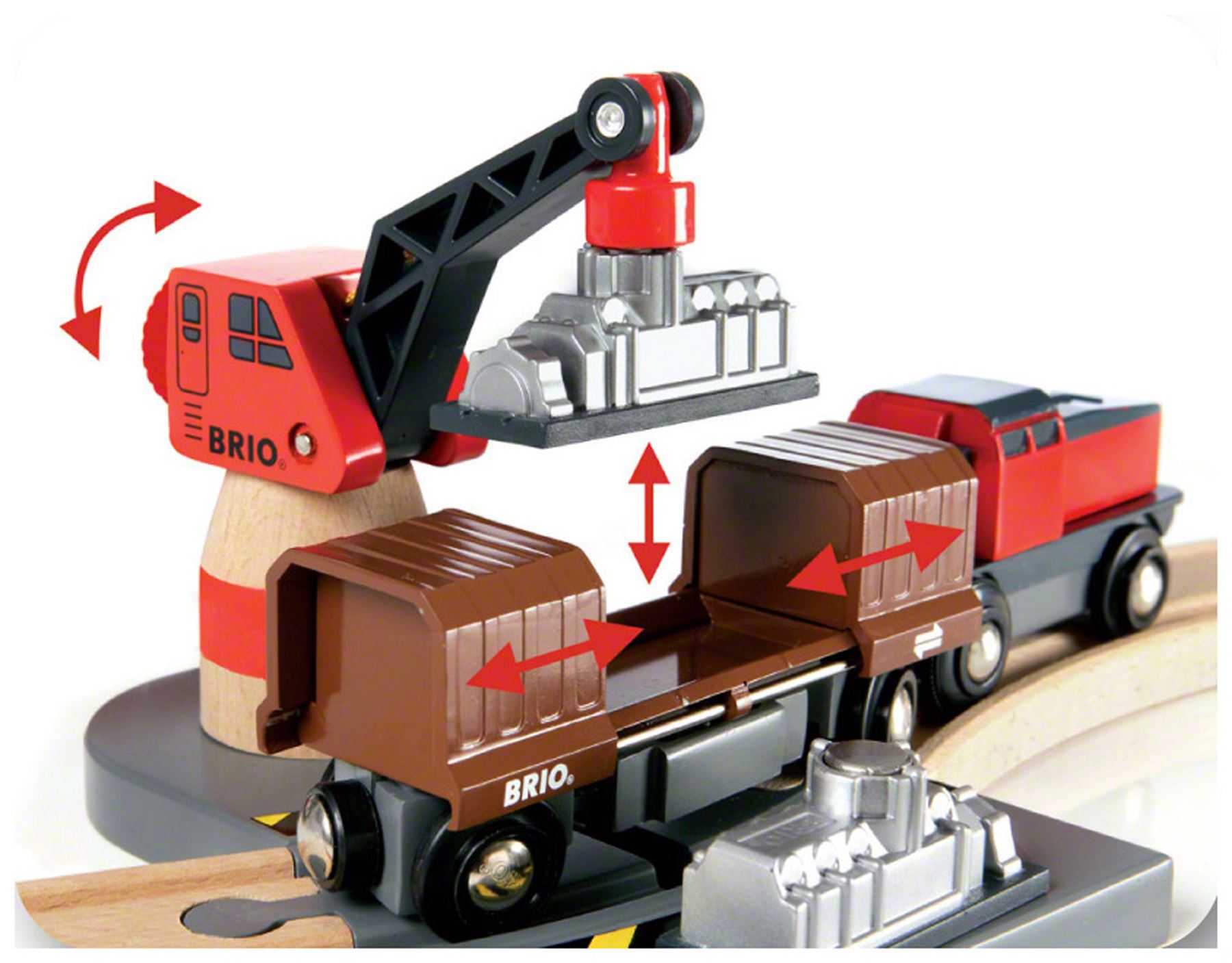 Brio CARGO HARBOUR SET Wooden Toy Train | eBay