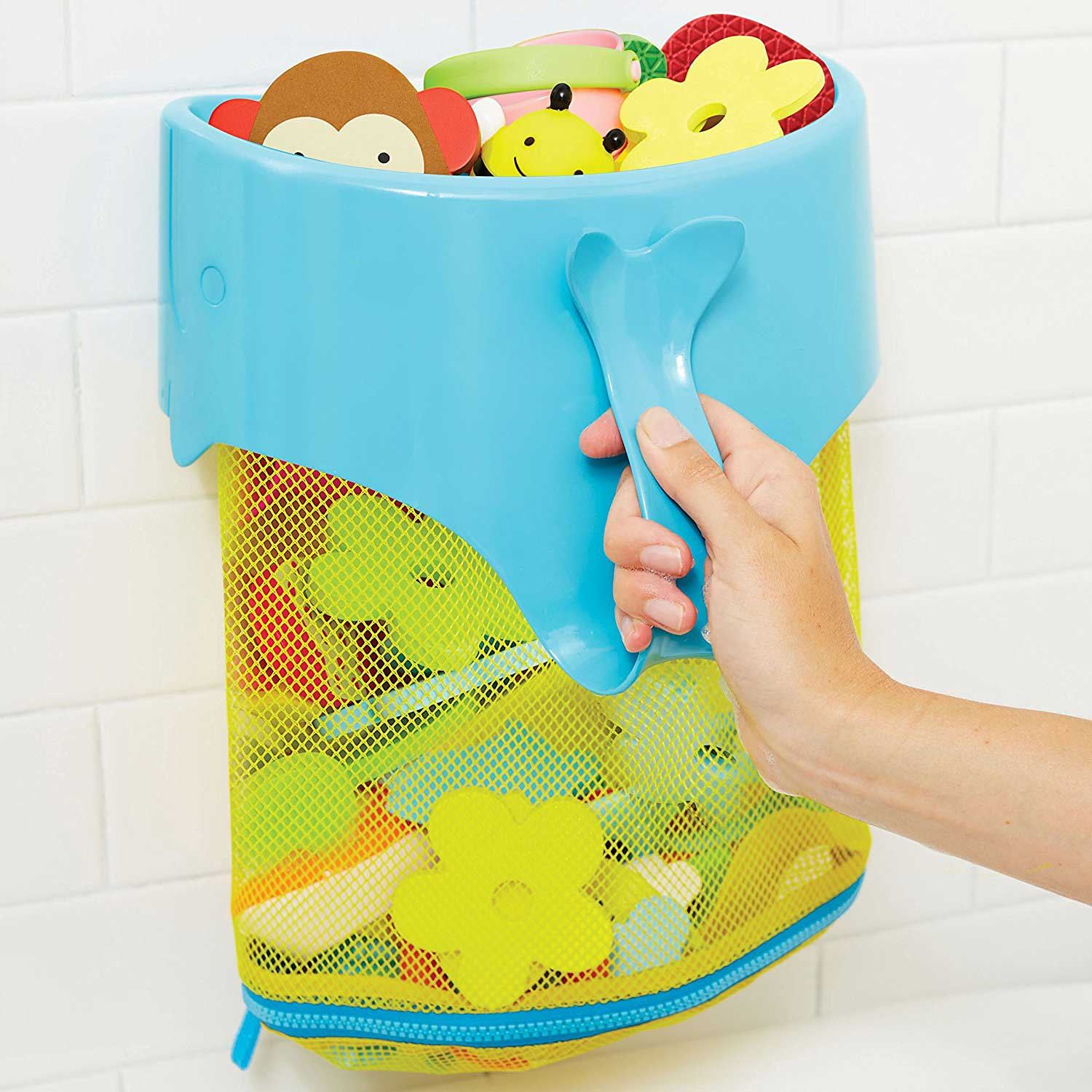 Skiphop SCOOP & SPLASH BATH TOY ORGANISER Child's Bathing Accessory