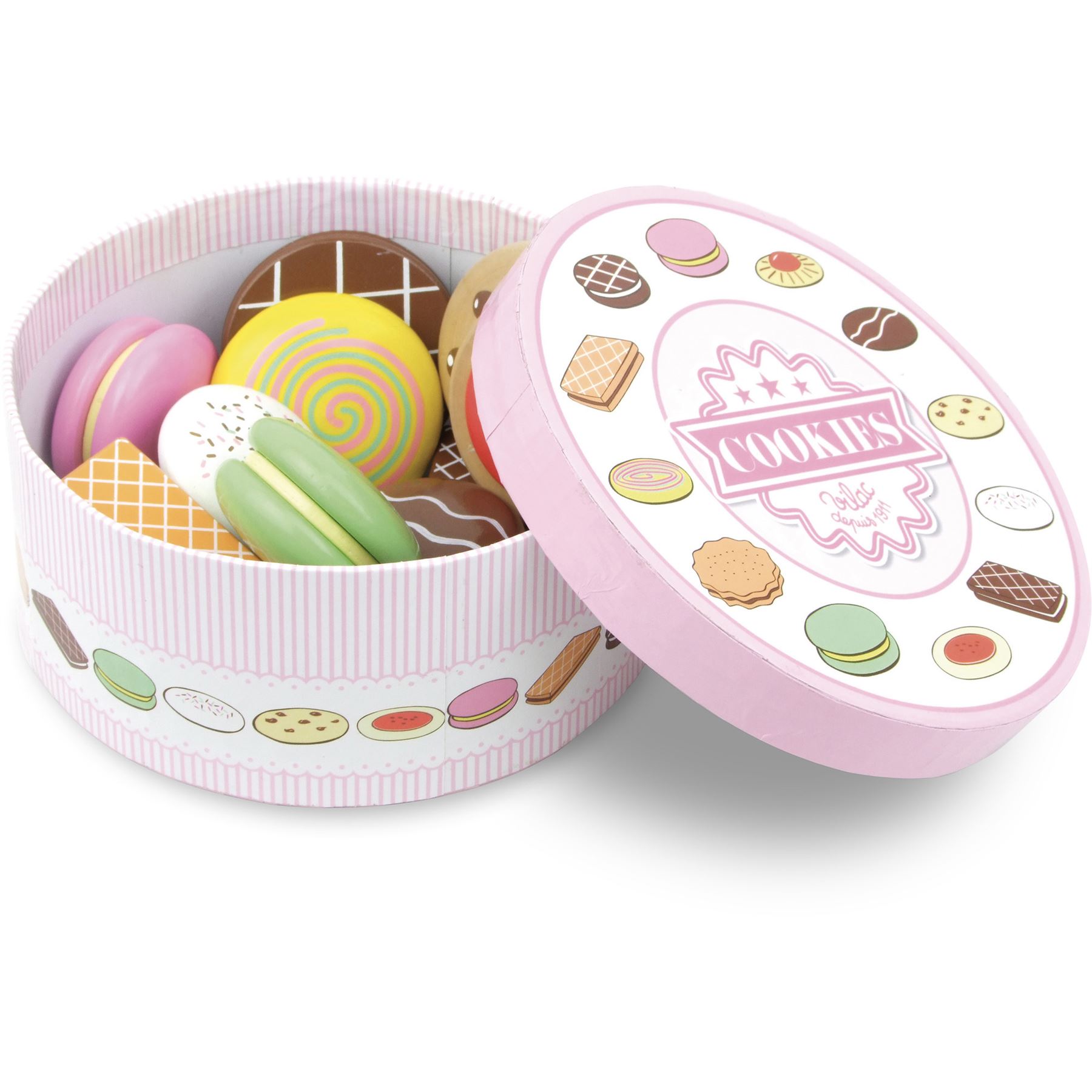 wooden play biscuits