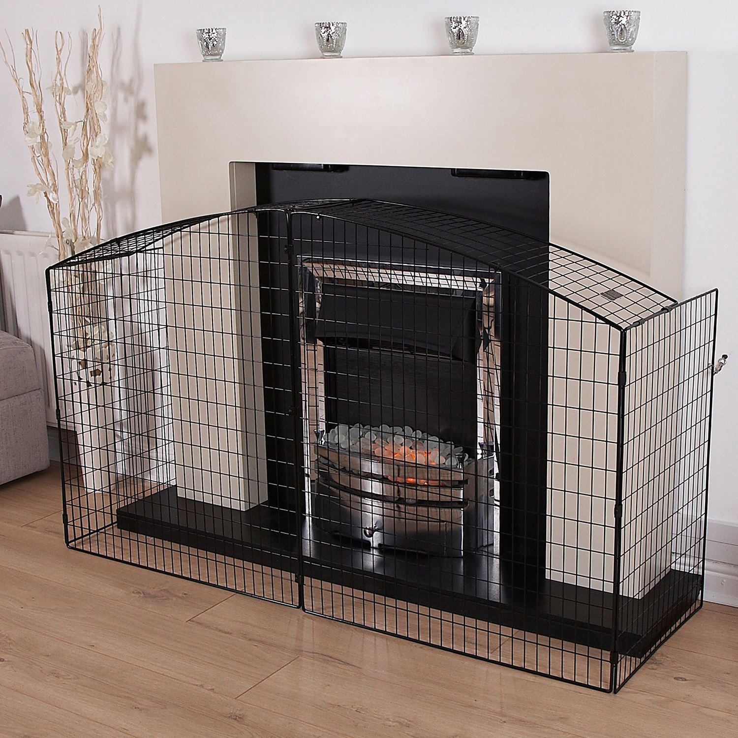 Clippasafe KAMINSCHUTZ Klassischer Feuerschutz Kamin-/Ofenschutzgitter