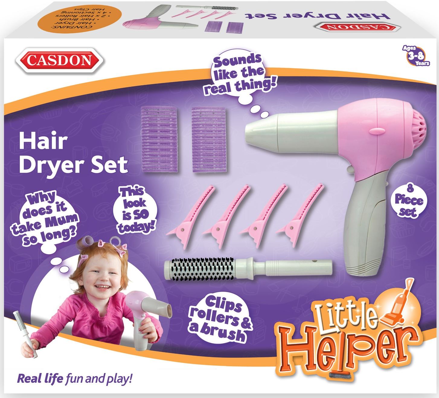 Toy Gift Role Dryer Little Little Play Children S Kids Casdon Set