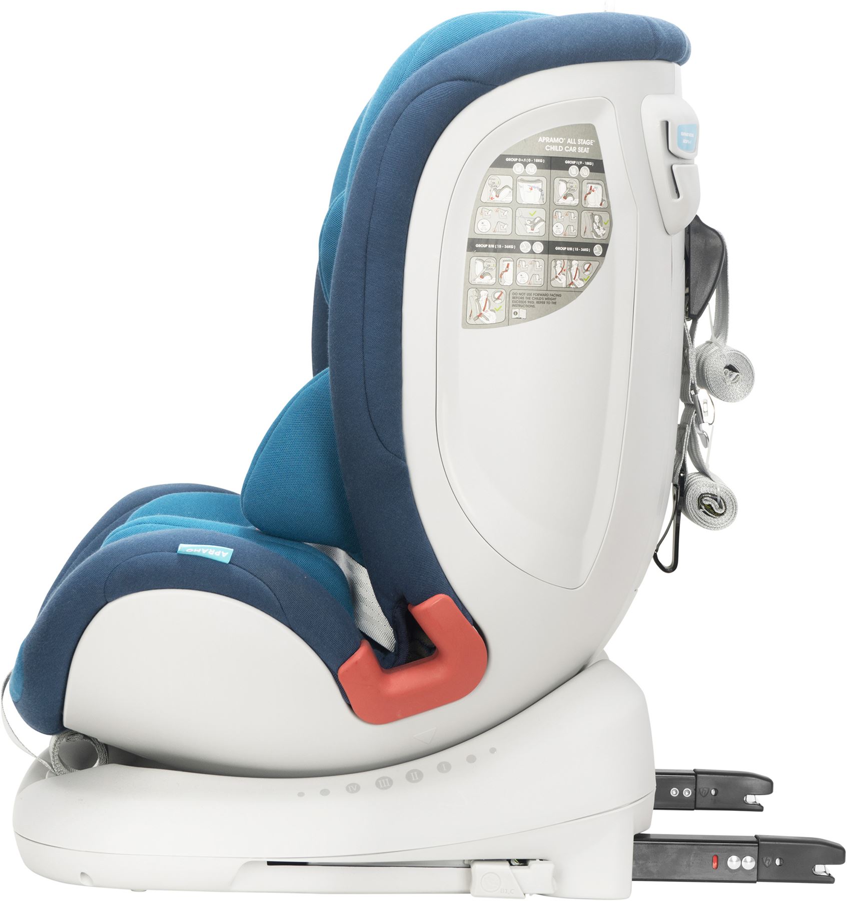 Apramo ALL STAGE CHILD CAR SEAT GROUP 0+/1/2/3 ROYAL BLUE 0 12 Years