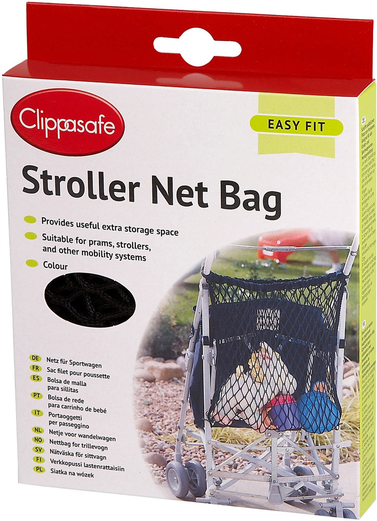 Clippasafe STROLLER NET BAG NAVY Pushchair//Stroller//Buggy Accessory BN