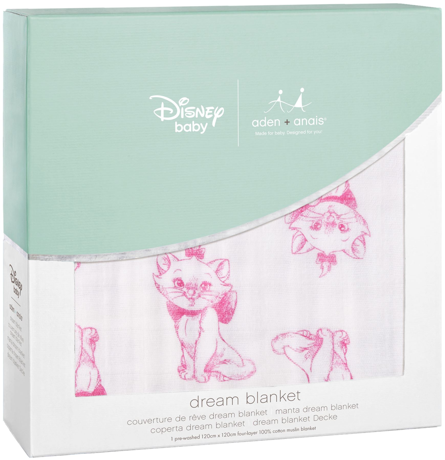 Aden + Anais DISNEY CLASSIC DREAM BLANKET ARISTOCATS Baby Bedding BNIP