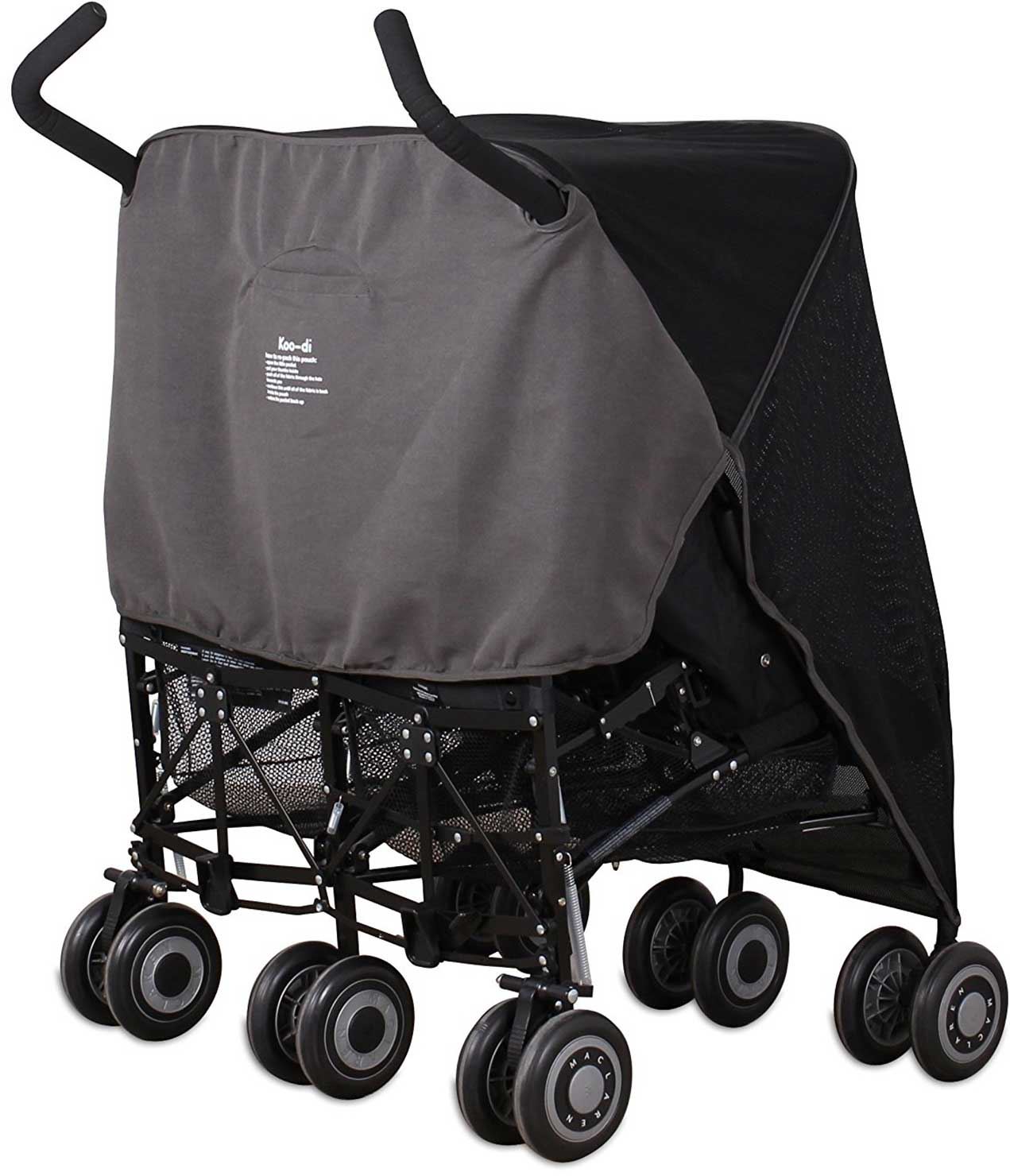 Koodi SUN & SLEEP DOUBLE STROLLER COVER Baby Twin Buggy Sun Shade Cover BNWT eBay
