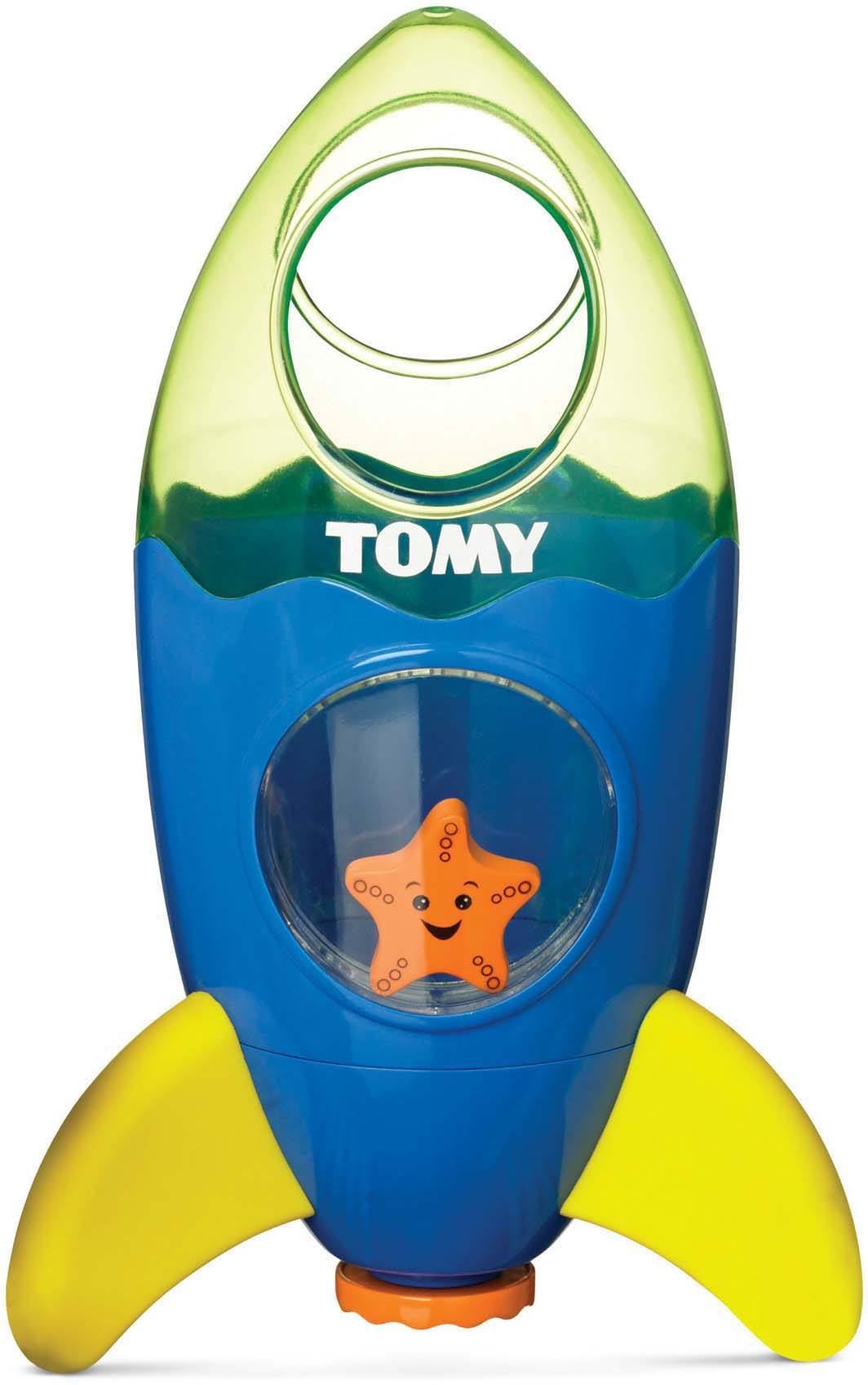 Tomy FOUNTAIN ROCKET Baby Bath Toy Pretend Play Water Starfish Fun Easy