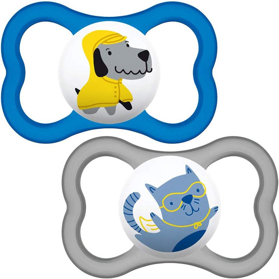 MAM chupete clip azul azul