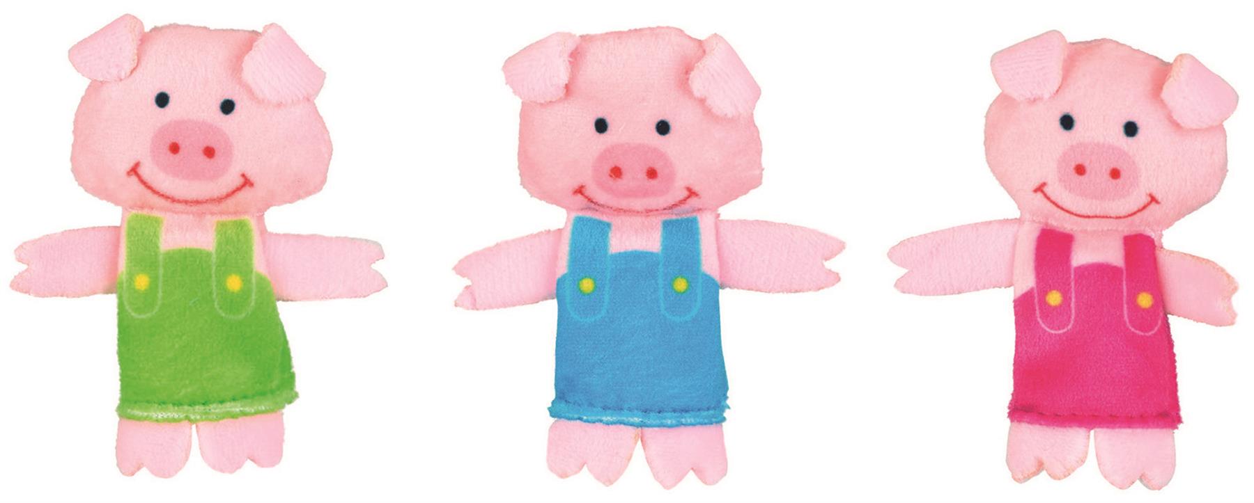 three little pigs hand puppets