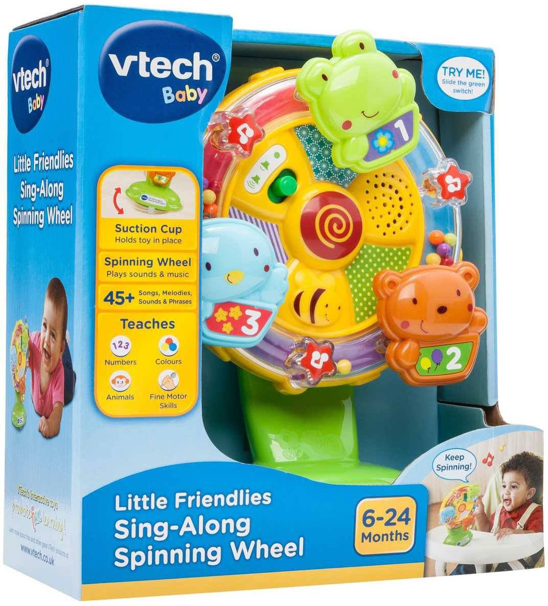 Vtech Baby Little Friendlies Sing Along Spinning Wheel Highchair Tray