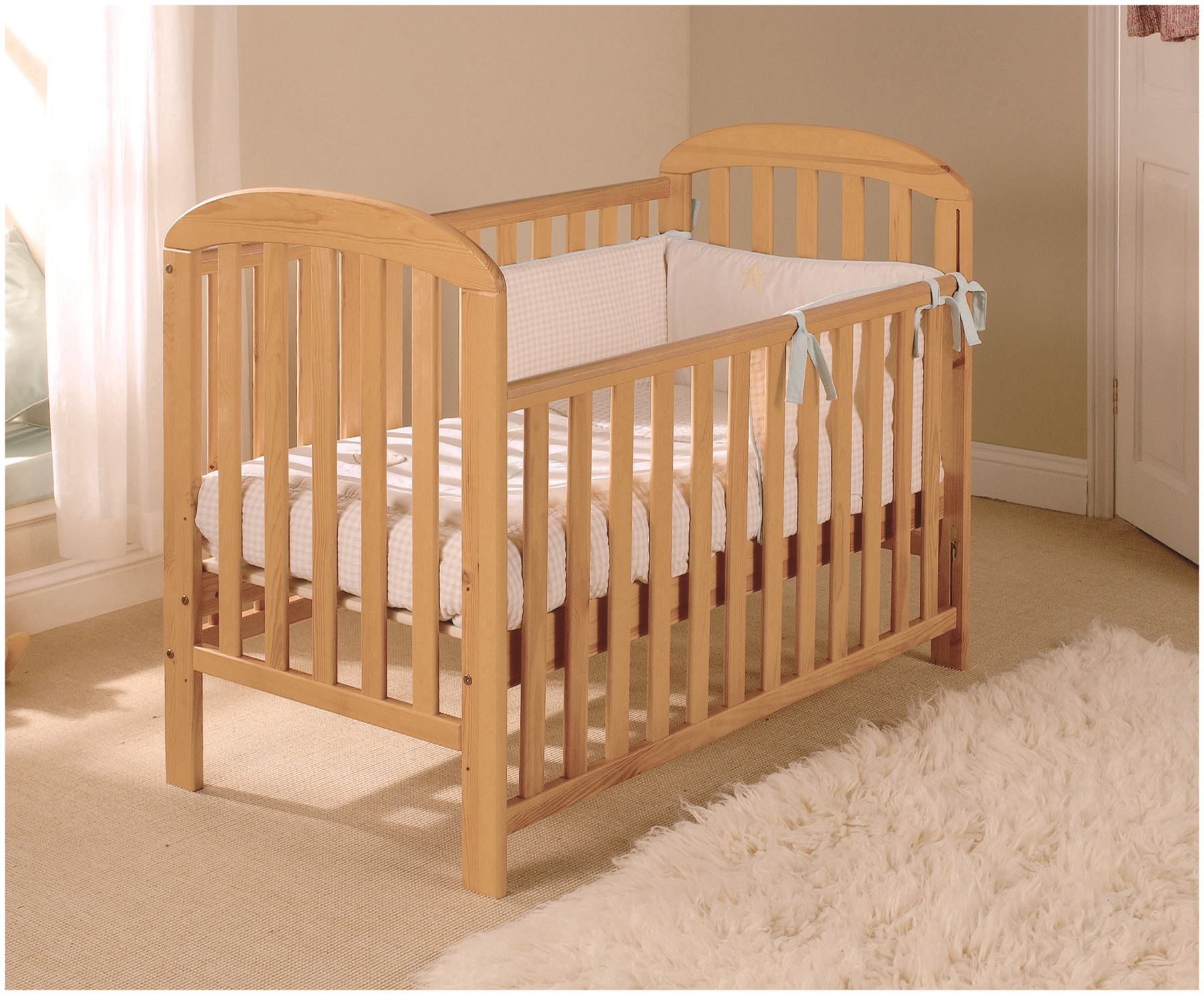 East Coast ANNA DROPSIDE COT ANTIQUE Baby Child Nursery Furniture BN