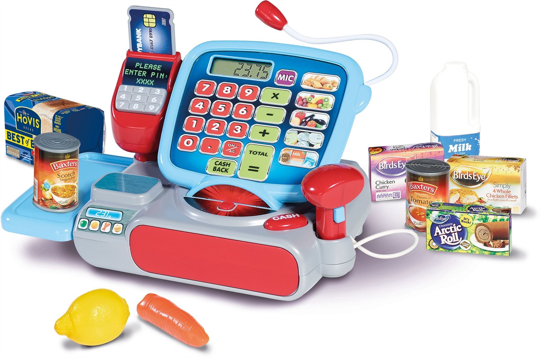 Casdon Supermarket Till Cash Register Shop Role Play Pretend Kids Toy