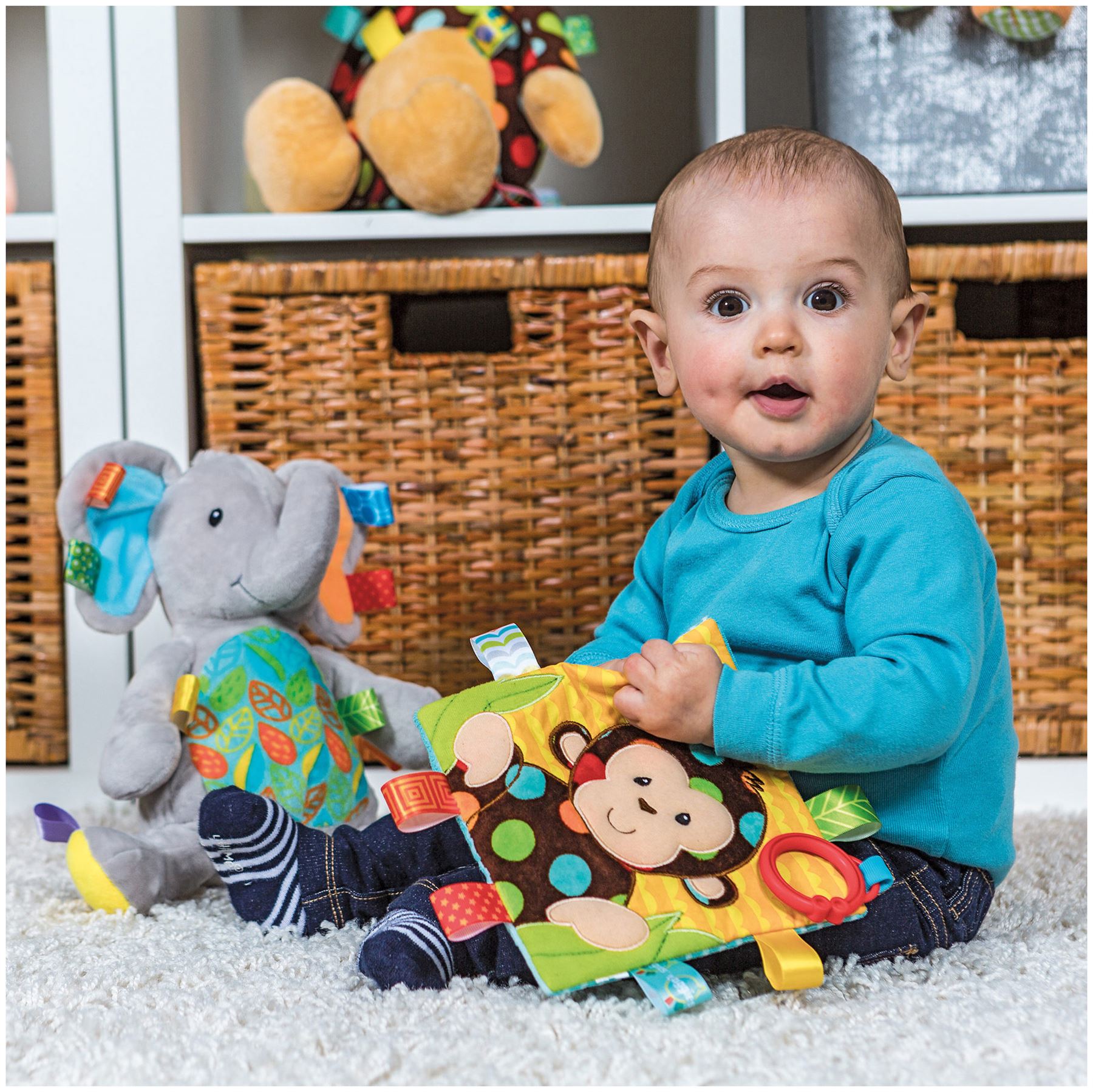 Taggies CRINKLE ME HEATHER HEDGEHOG Baby Comforter Soft Toys Activities BNIP