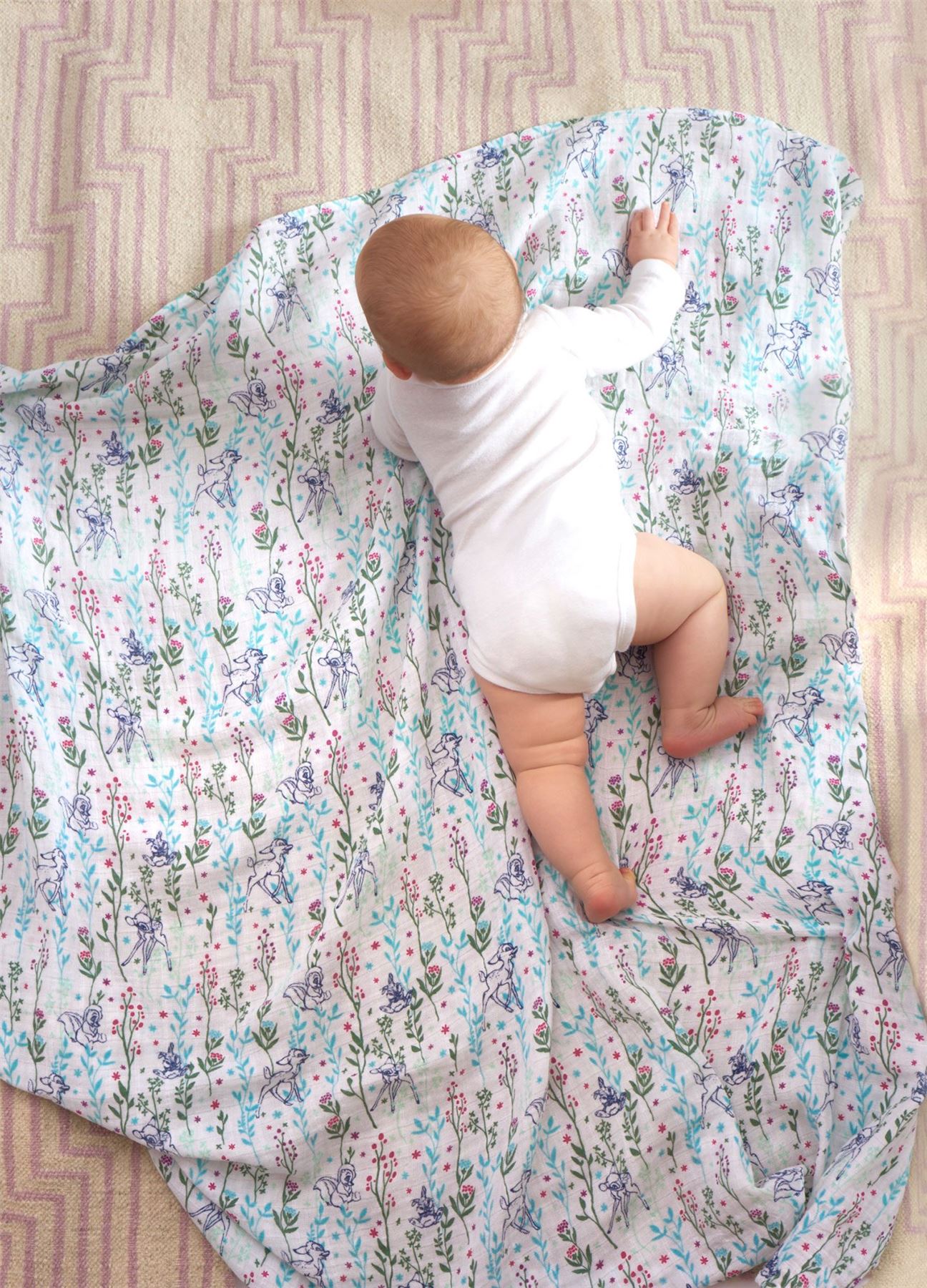 Aden + Anais DISNEY BABY CLASSIC SWADDLES Bambi 100 Cotton Muslin BNIB