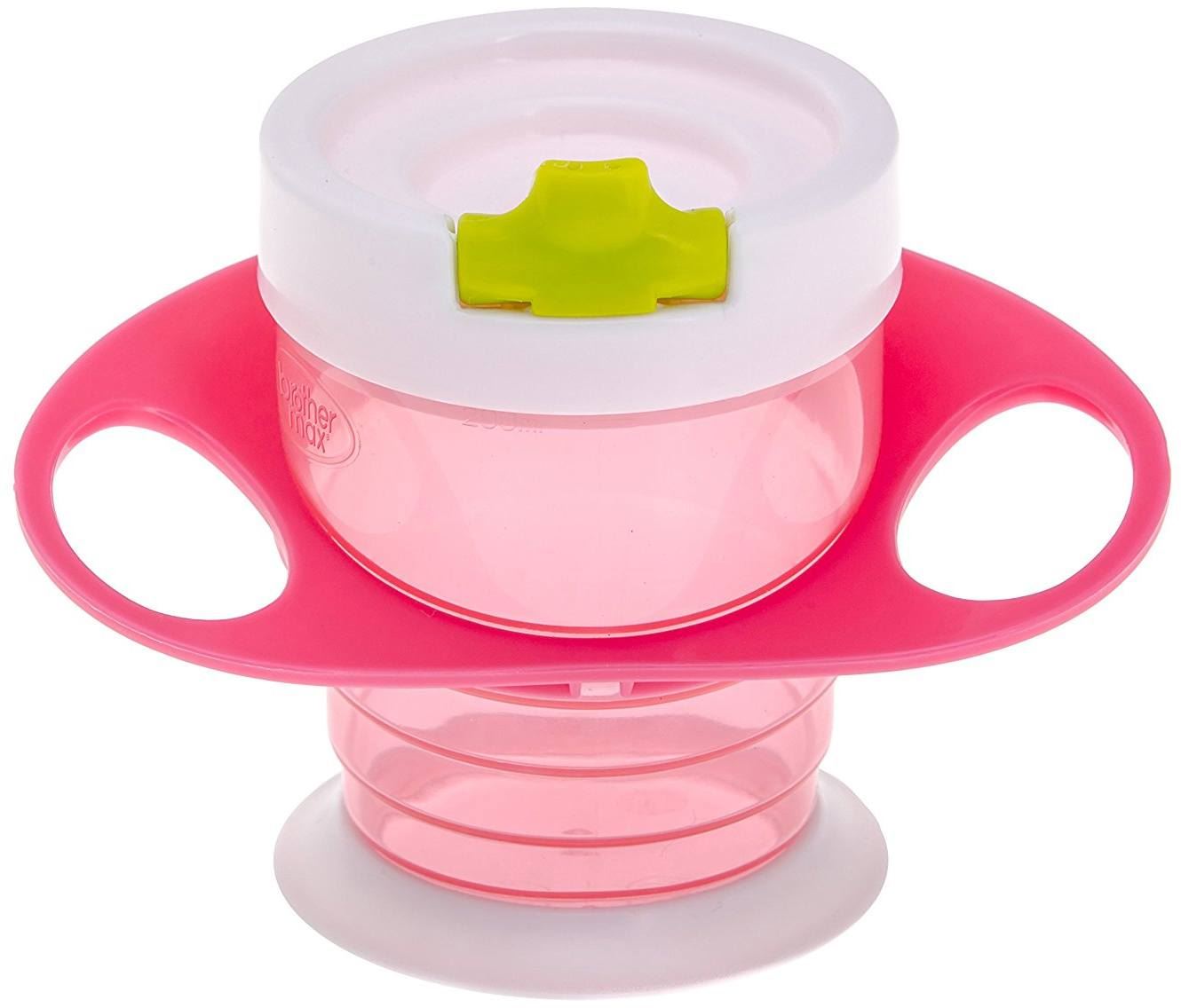Brother Max Easy Hold Sippy Cup Feeding Baby/Toddler Pink/Blue 4M