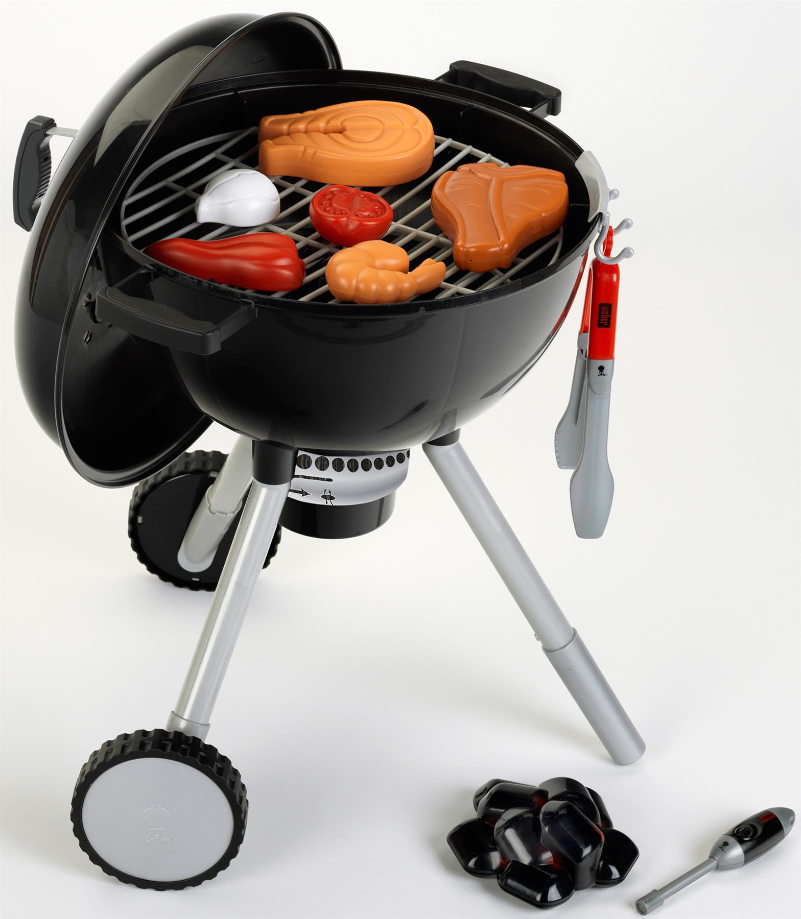 Klein WEBER KETTLE BARBECUE WITH LIGHT AND SOUND Pretend Play Home Toy