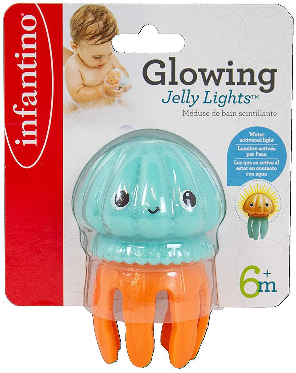 Infantino GLOWING JELLY LIGHT BATH TOY Bathing Play Toy Toddler Child