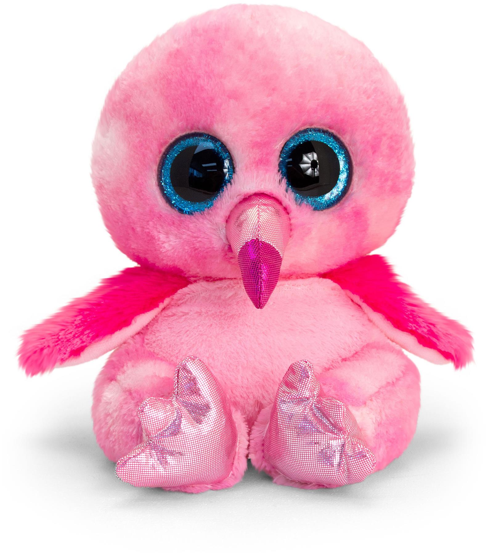 Keel Toys 11cm Pippins PINK FLAMINGO in Ceramic MUG Soft Toy