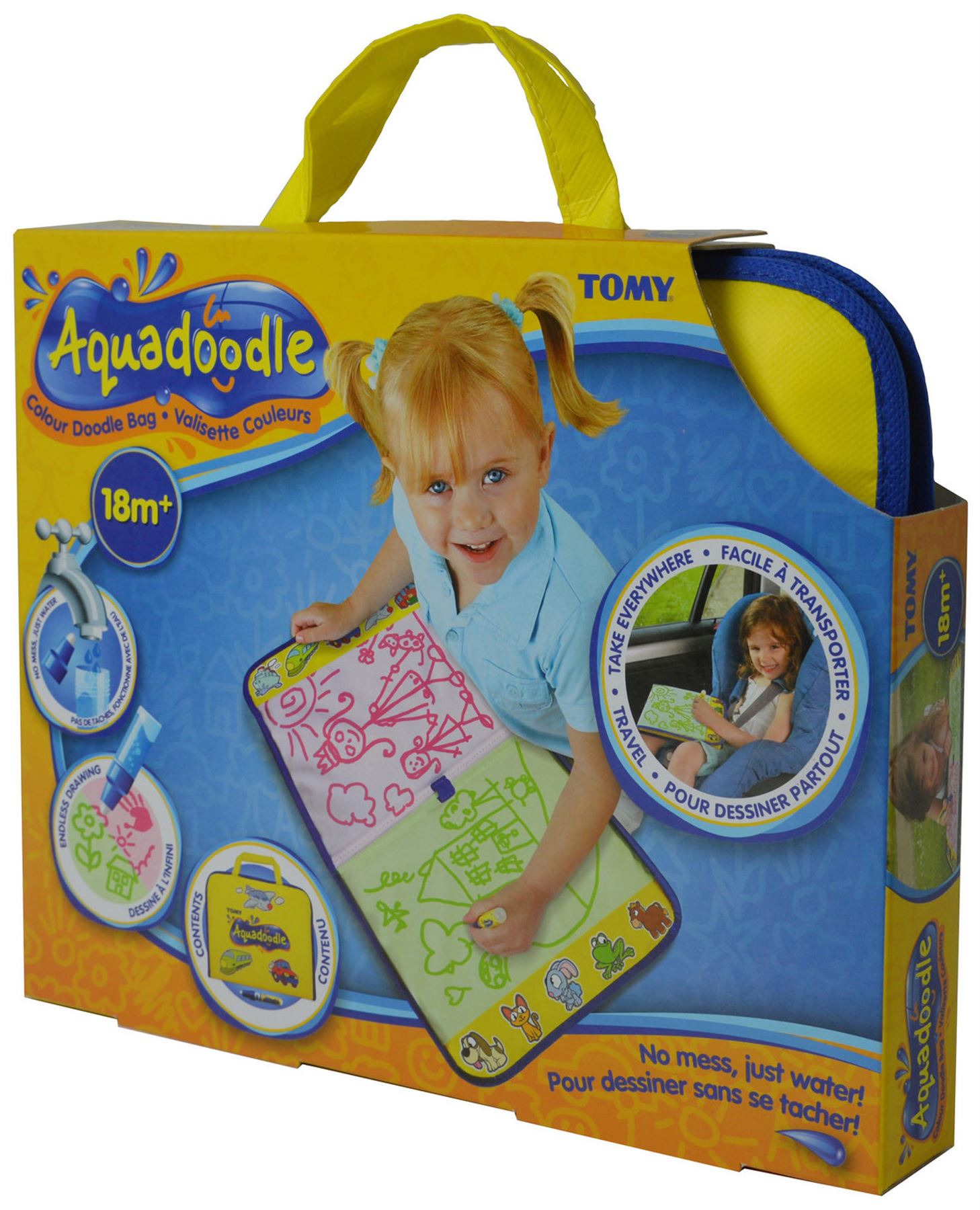 Tomy AQUADOODLE COLOUR DOODLE BAG Water Drawing Set BN eBay