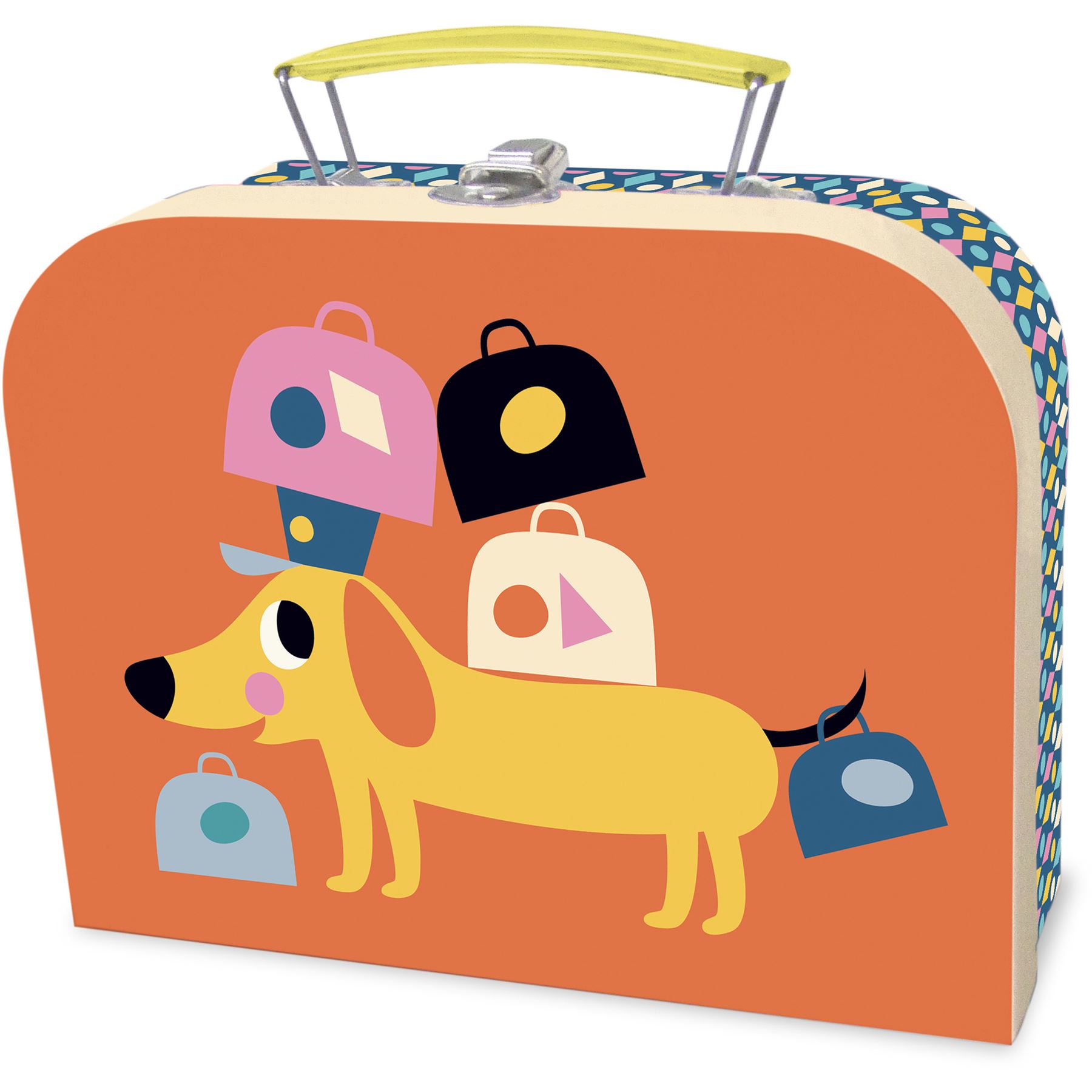 Vilac SET OF THREE CARDBOARD NESTING SUITCASES Children Toy PreSchool