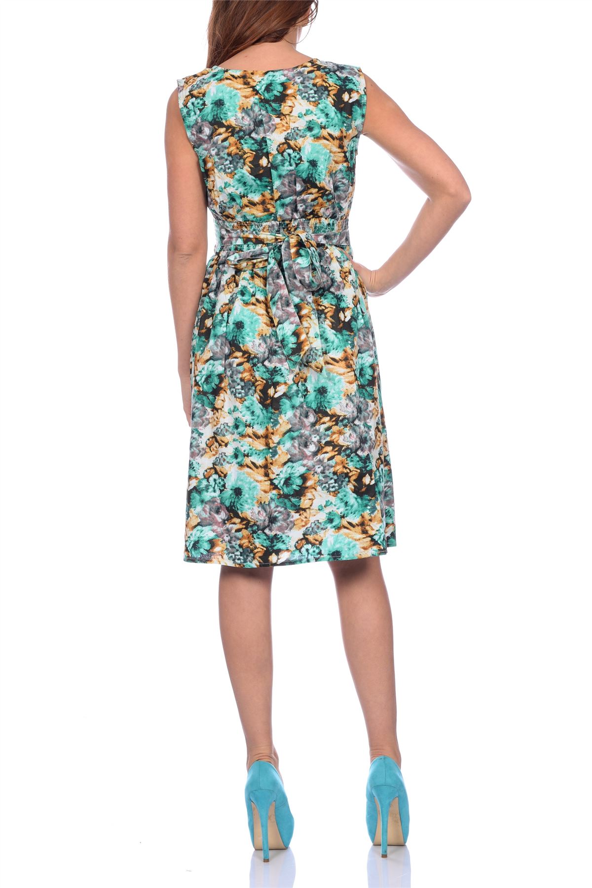New 2017 Ladies Summer Holiday Cotton Sun Dress Evening Short Dress