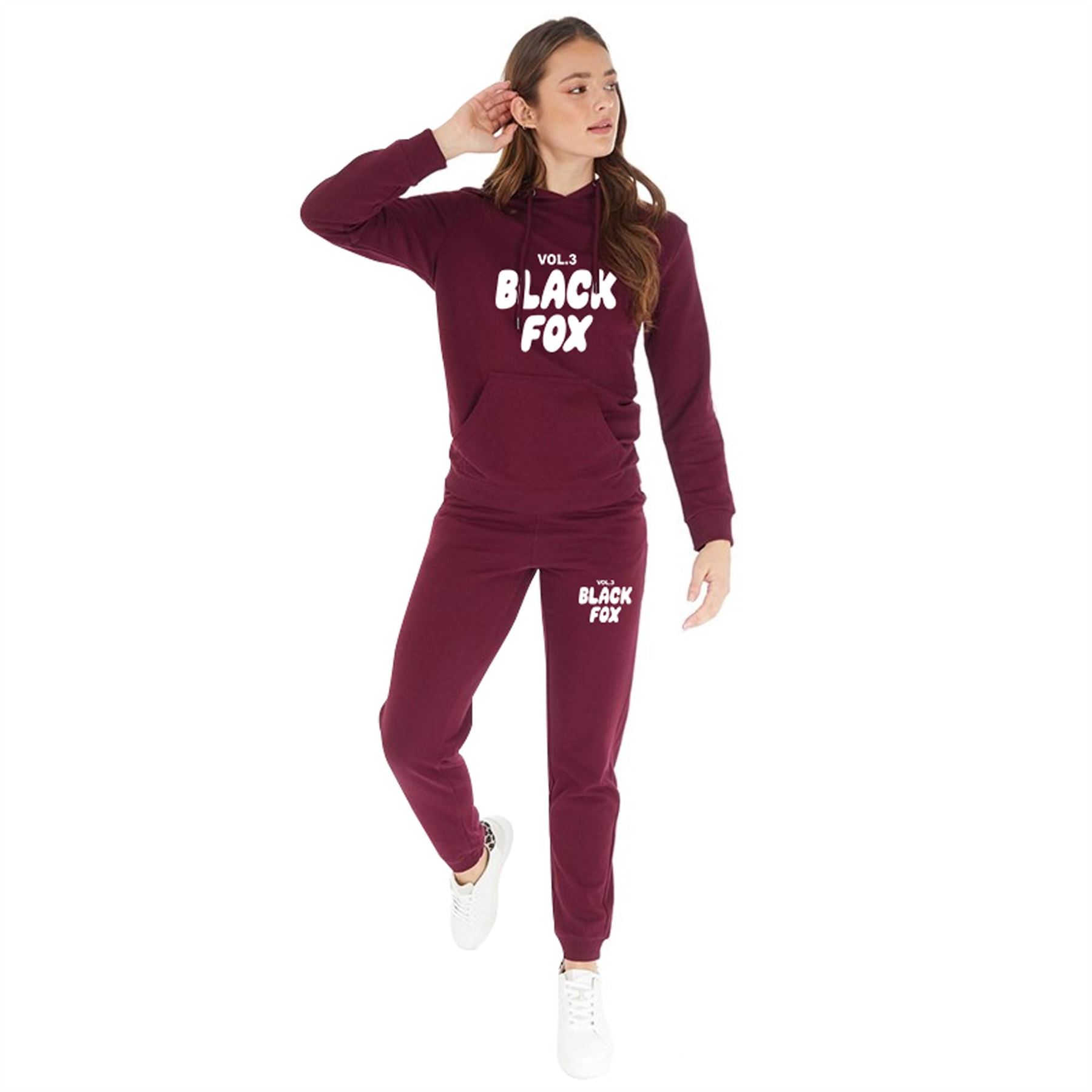 Damen Kinder 2-teiliges Trainingsanzug Lounge Sets Hoodies Jogginghose Damen Jogginganzüge - Bild 22 von 23