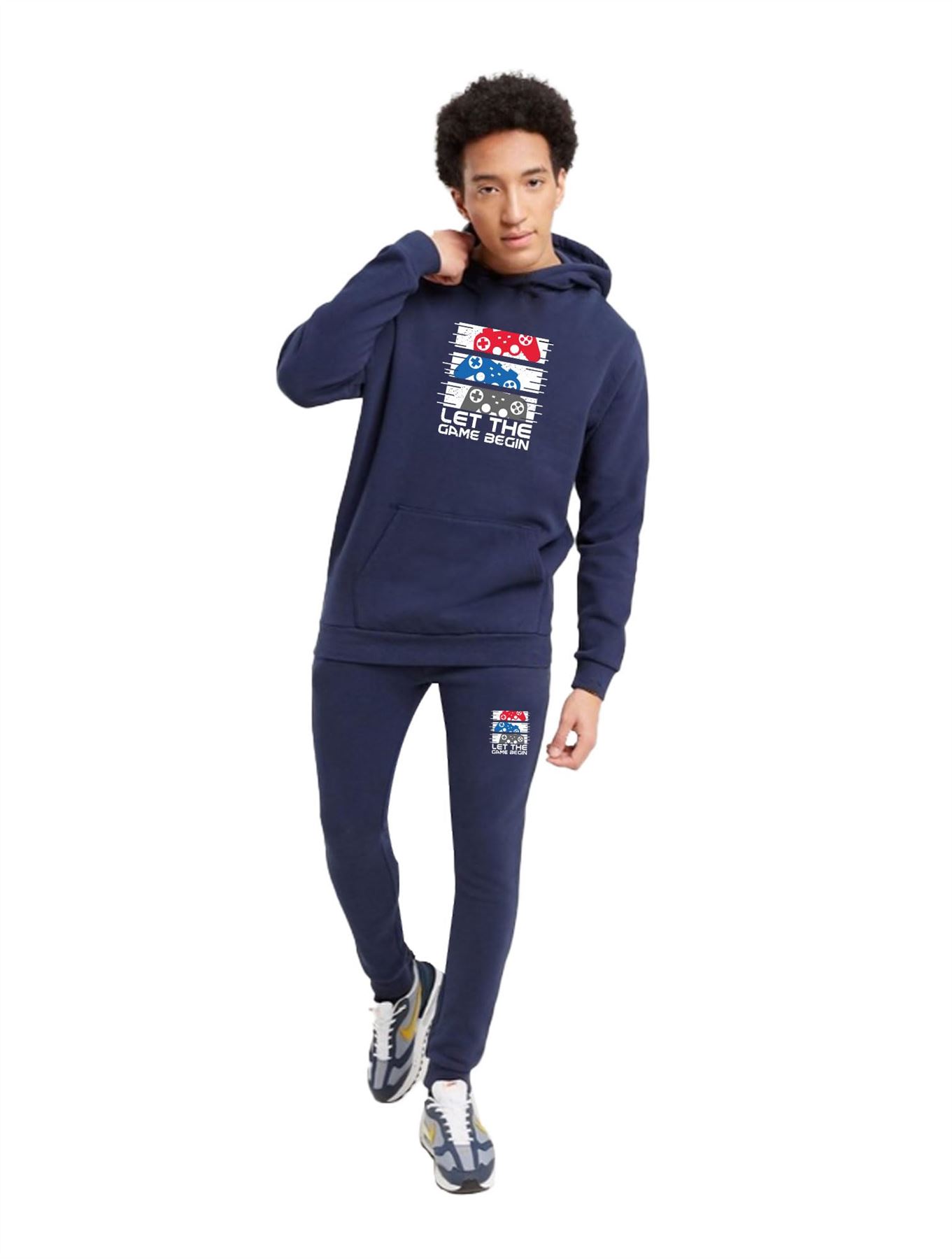 Men & Kids Game Tracksuits Sweatshirt & Sweatpants Set 2 Piece Casual Activewear - Picture 34 of 71