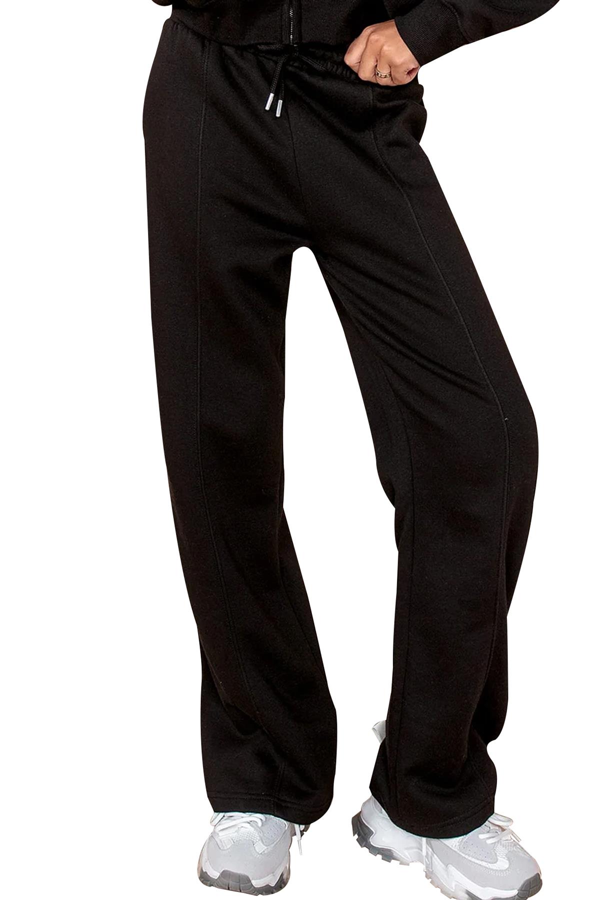 Open hem & Cuff Bottom Trouser,Open & Tapered Leg,Girls Tracksuit Bottoms - Picture 9 of 18