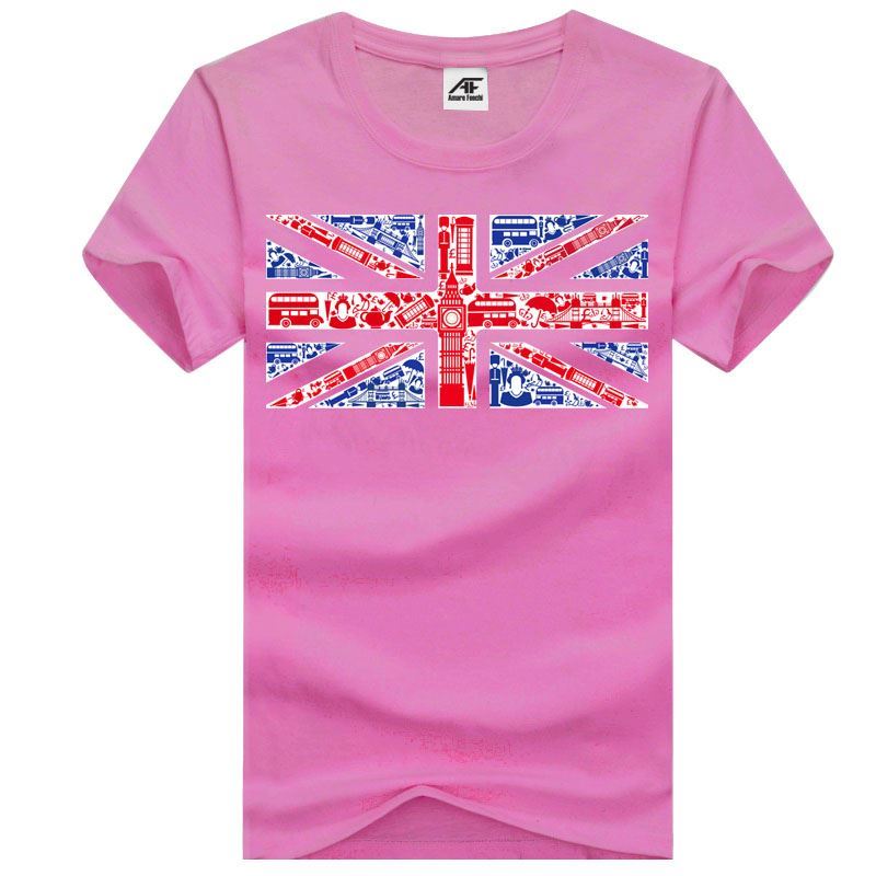 Union Jack Montaje Mural Bandera Top Hombres Niños Camiseta Camiseta Cuello Redondo Lote - Imagen 15 de 21