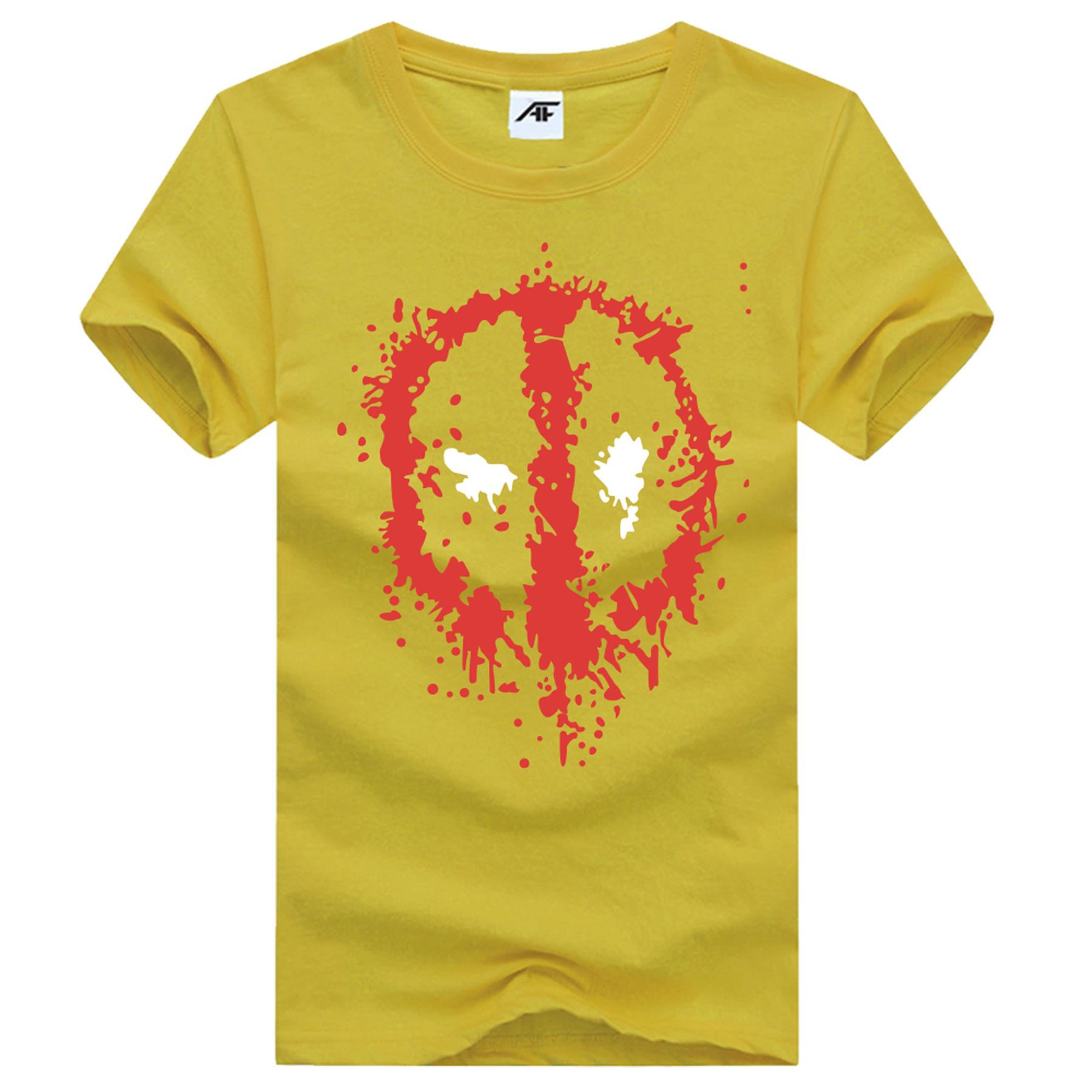 Marvel Deadpool bedrucktes Damen-T-Shirt Damen Mädchen Kurzarm Baumwolle Oberteil T-Shirts - Bild 9 von 11