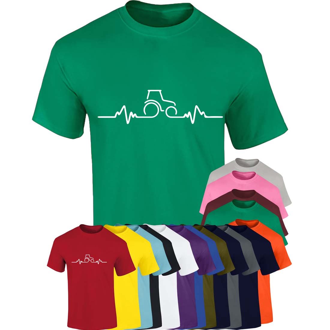 Funny Novelty T-Shirt Mens tee TShirt Tractor Pulse