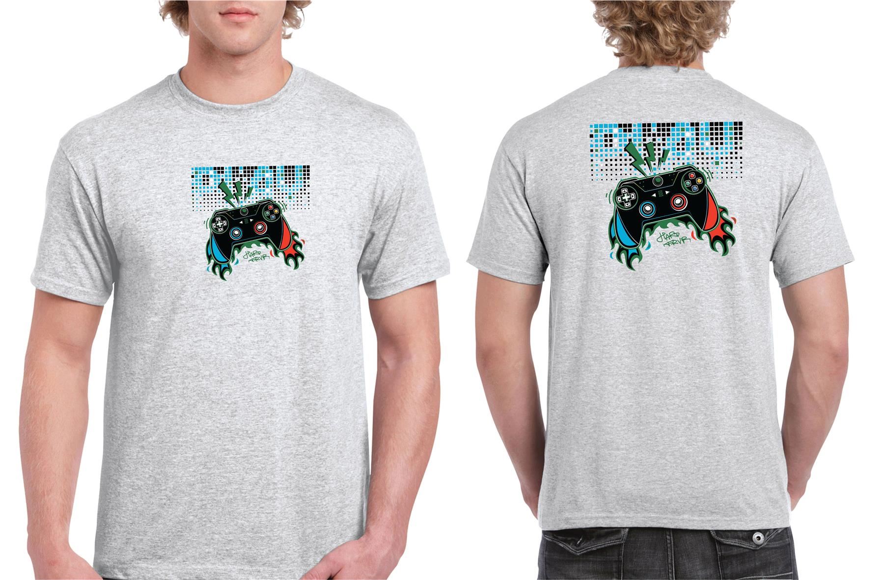 Boys Play Printed T-Shirt With Front And Back Print And Round Neck Design - Picture 11 of 11