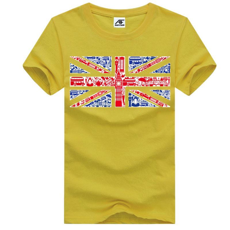 Union Jack Montaje Mural Bandera Top Hombres Niños Camiseta Camiseta Cuello Redondo Lote - Imagen 20 de 21