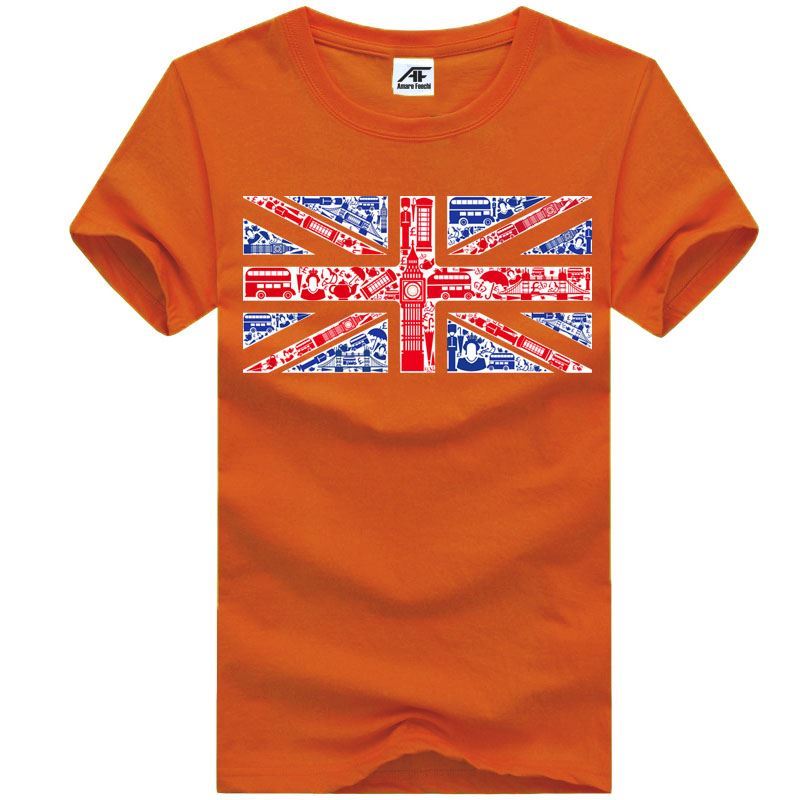 Union Jack Montaje Mural Bandera Top Hombres Niños Camiseta Camiseta Cuello Redondo Lote - Imagen 11 de 21