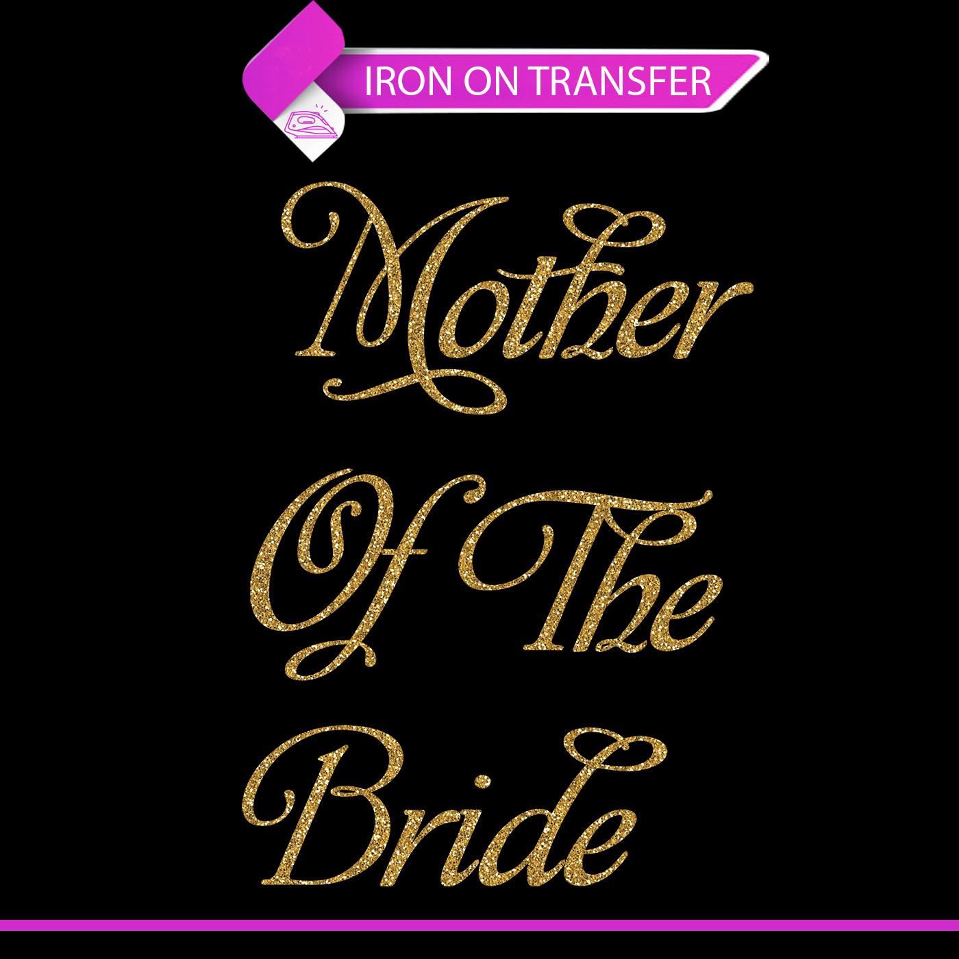 Bride Squad Hen Do Party Vinyl Iron On Transfer T Shirt Sparkle Custom Top 7723 - Picture 27 of 28