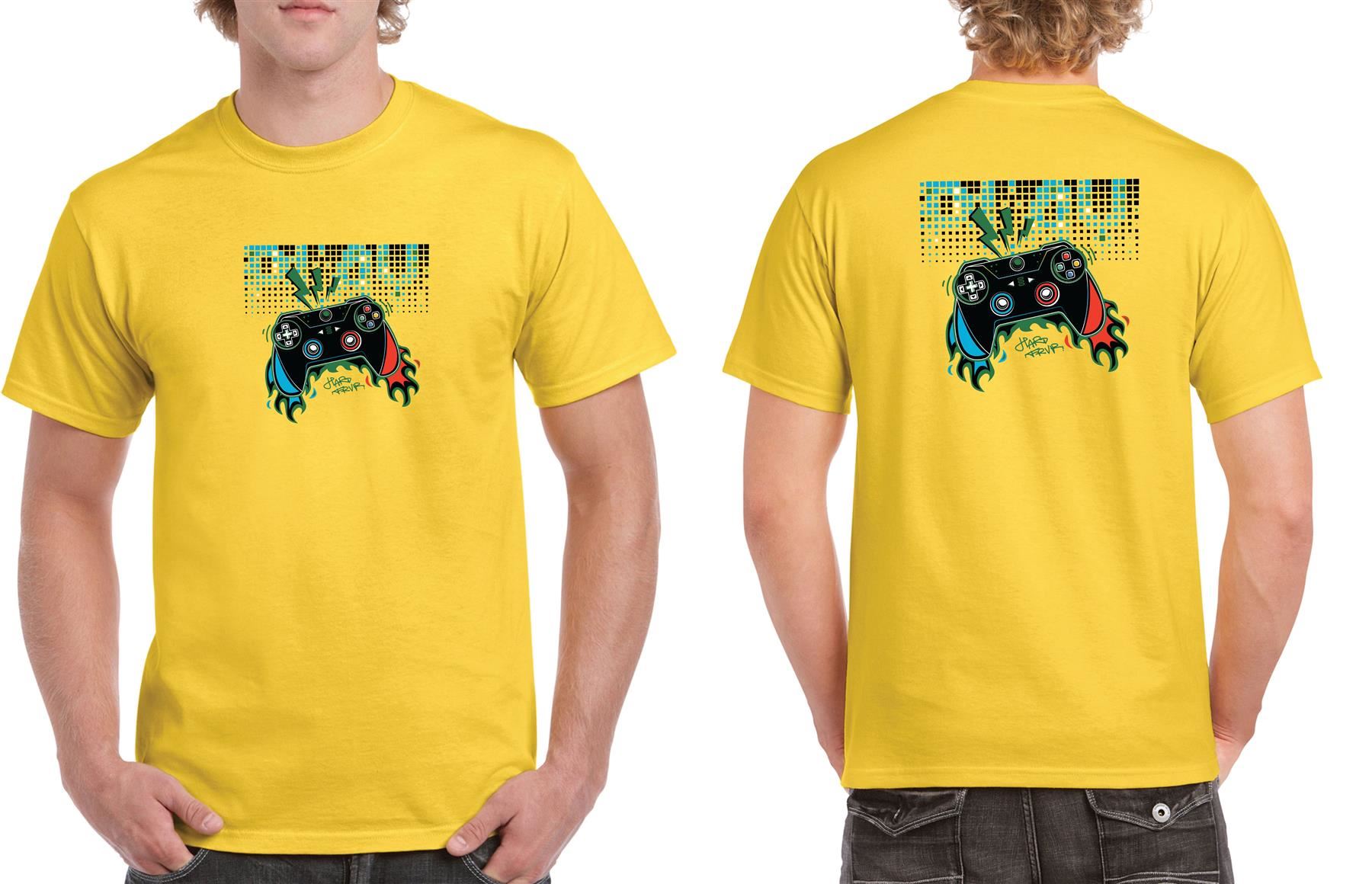 Boys Play Printed T-Shirt With Front And Back Print And Round Neck Design - Picture 2 of 11