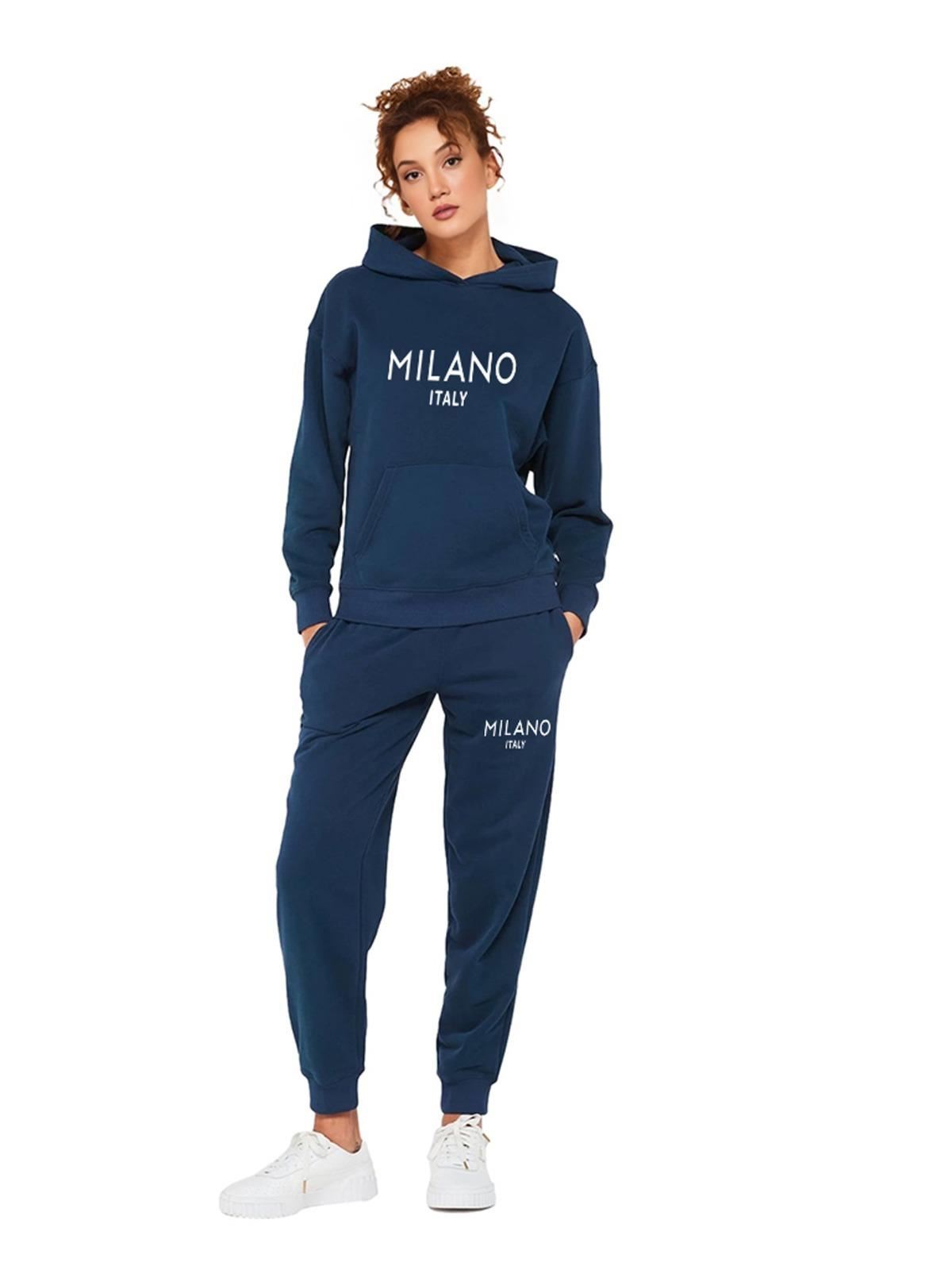 Women Kids Fun Fancy Prints Hoodie & Joggers Tracksuit 2 Pcs Outfit - Picture 26 of 29