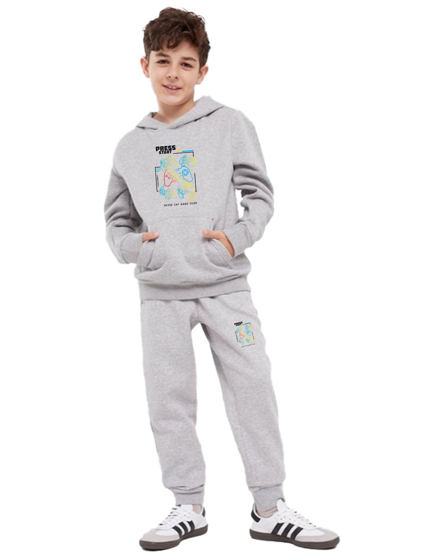 Men & Kids Game Tracksuits Sweatshirt & Sweatpants Set 2 Piece Casual Activewear - Picture 18 of 71