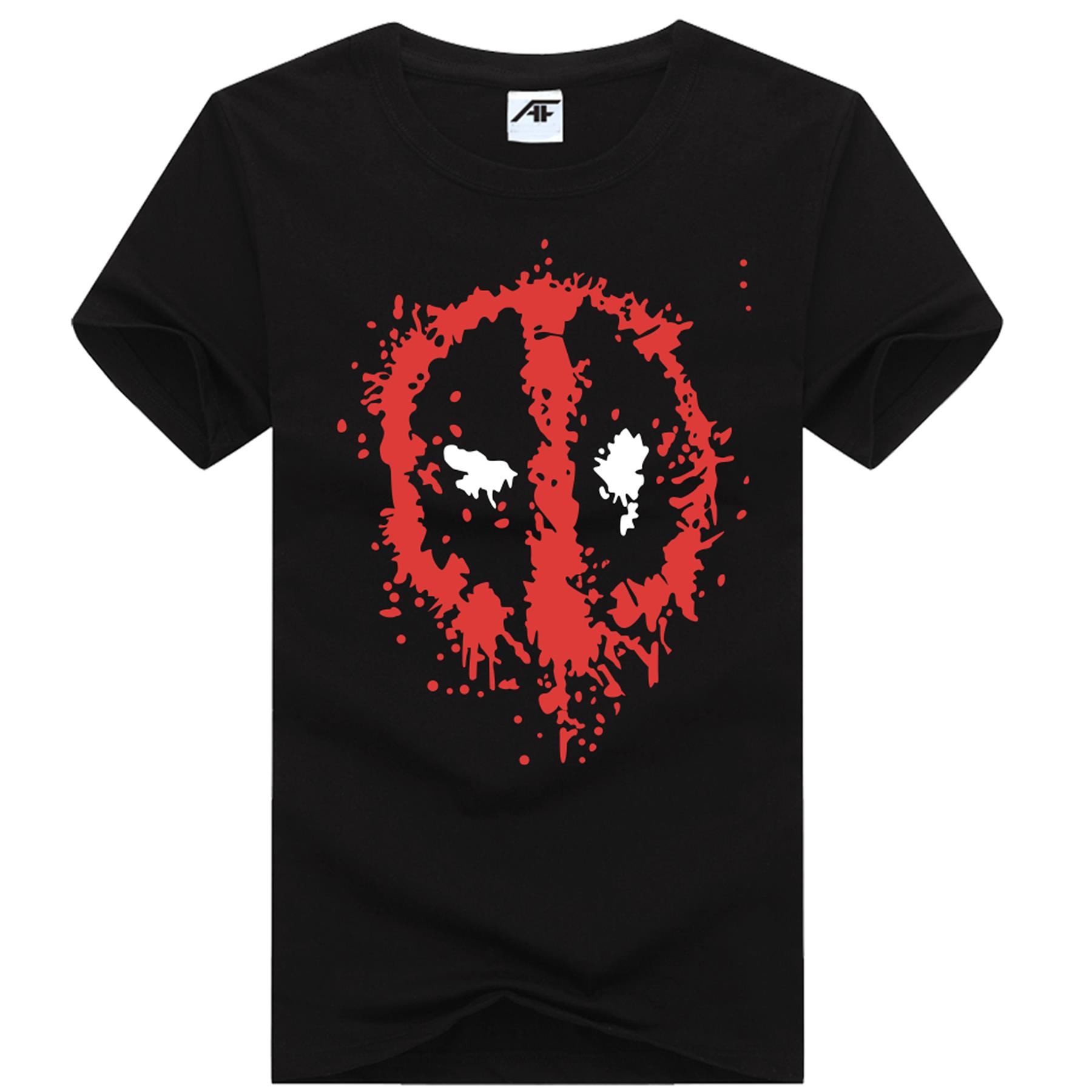 Marvel Deadpool bedrucktes Damen-T-Shirt Damen Mädchen Kurzarm Baumwolle Oberteil T-Shirts - Bild 4 von 11