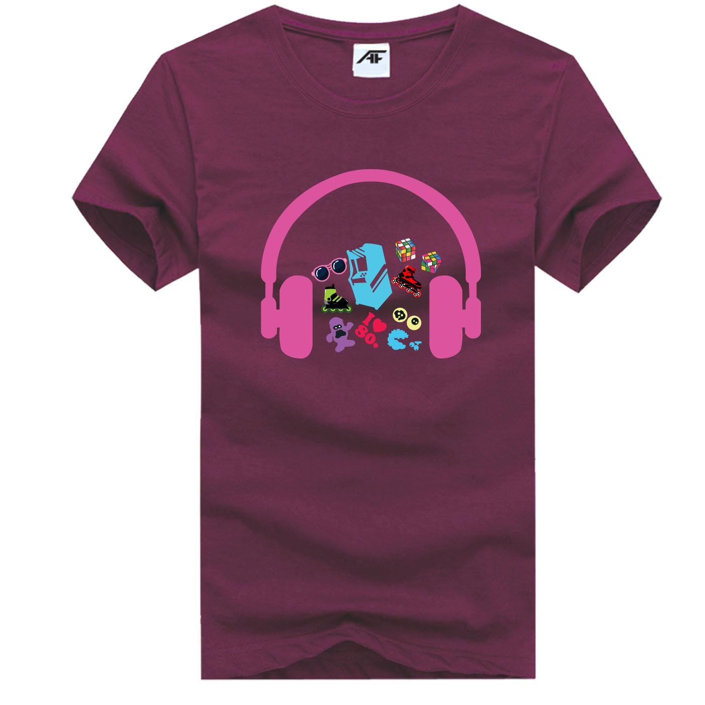 Music Headphones T-Shirt for Men & Kids Graphic Tee Matching Family Style - Picture 9 of 17