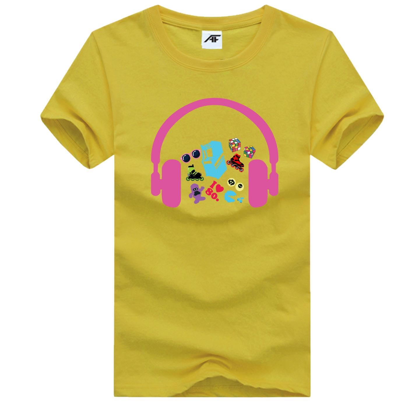 Music Headphones T-Shirt for Men & Kids Graphic Tee Matching Family Style - Picture 5 of 17
