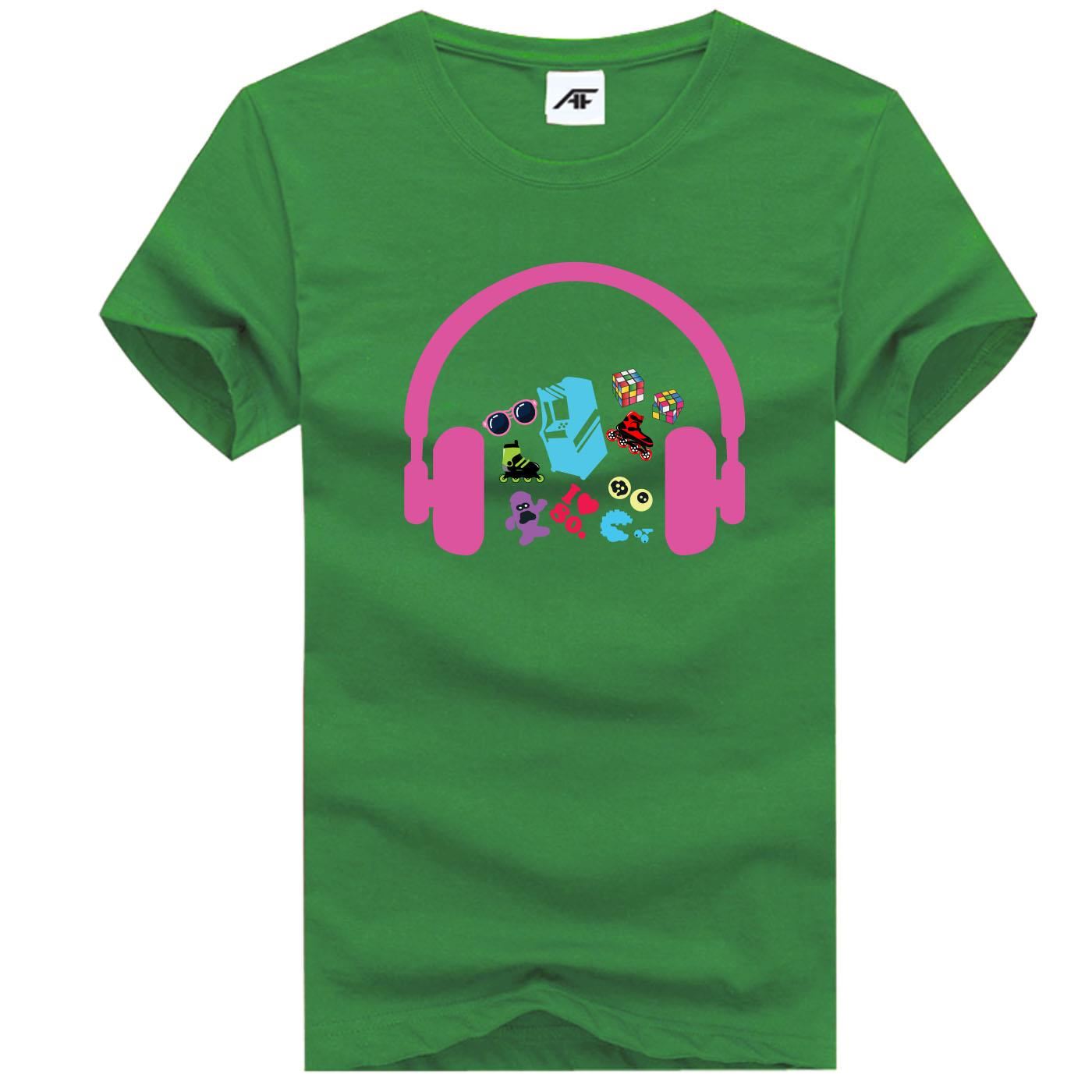 Music Headphones T-Shirt for Men & Kids Graphic Tee Matching Family Style - Picture 15 of 17