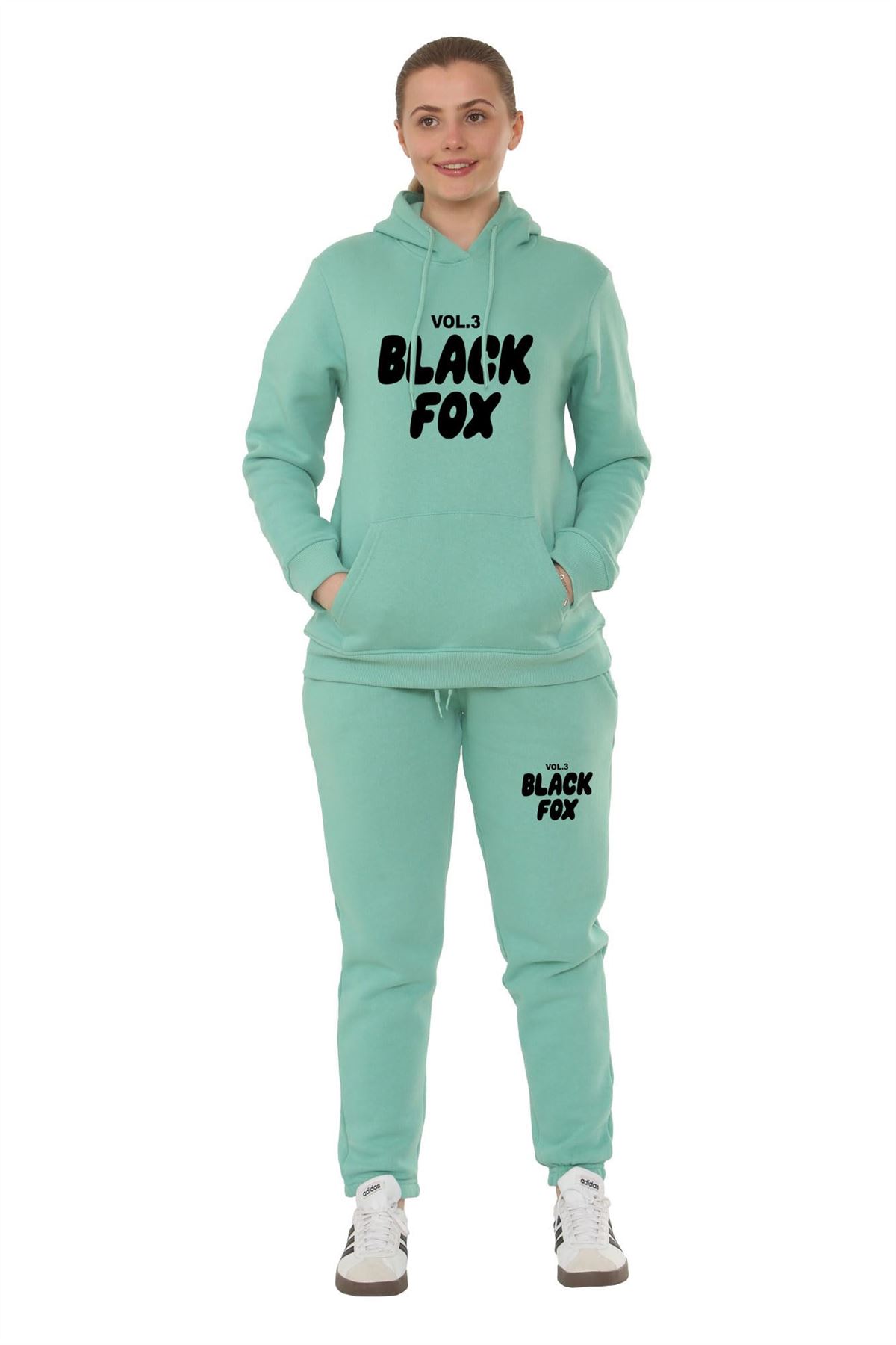 Damen Kinder 2-teiliges Trainingsanzug Lounge Sets Hoodies Jogginghose Damen Jogginganzüge - Bild 14 von 23