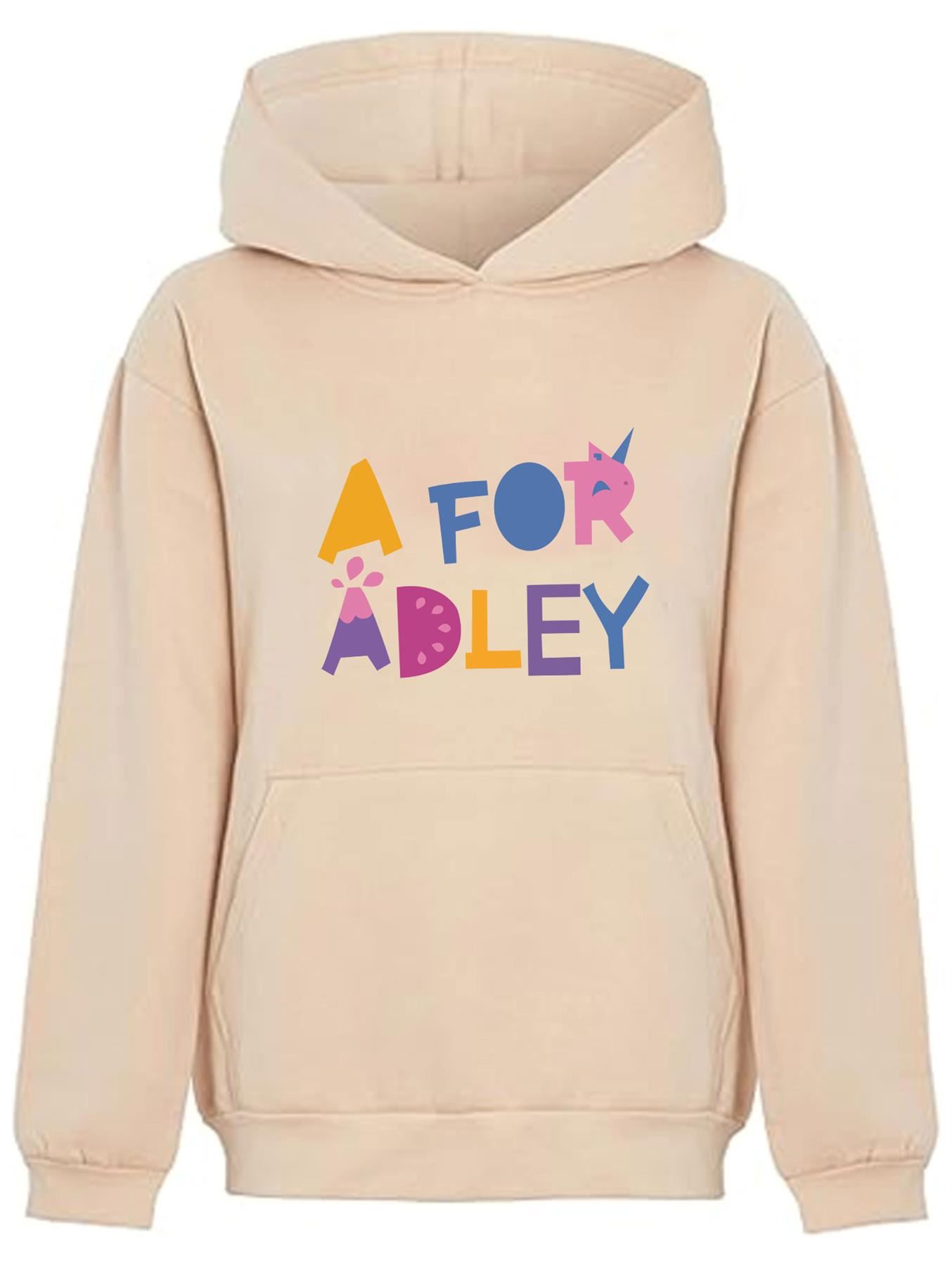 Kids Printed Hoodie Sweatshirt Toddler Girls Boys Adley Pullover Jumper Cartoon - Picture 10 of 12