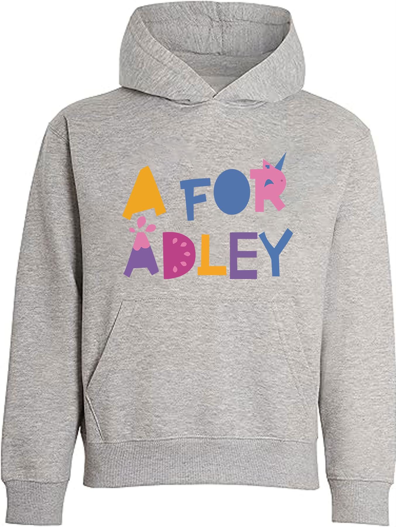 Kids Printed Hoodie Sweatshirt Toddler Girls Boys Adley Pullover Jumper Cartoon - Picture 3 of 12