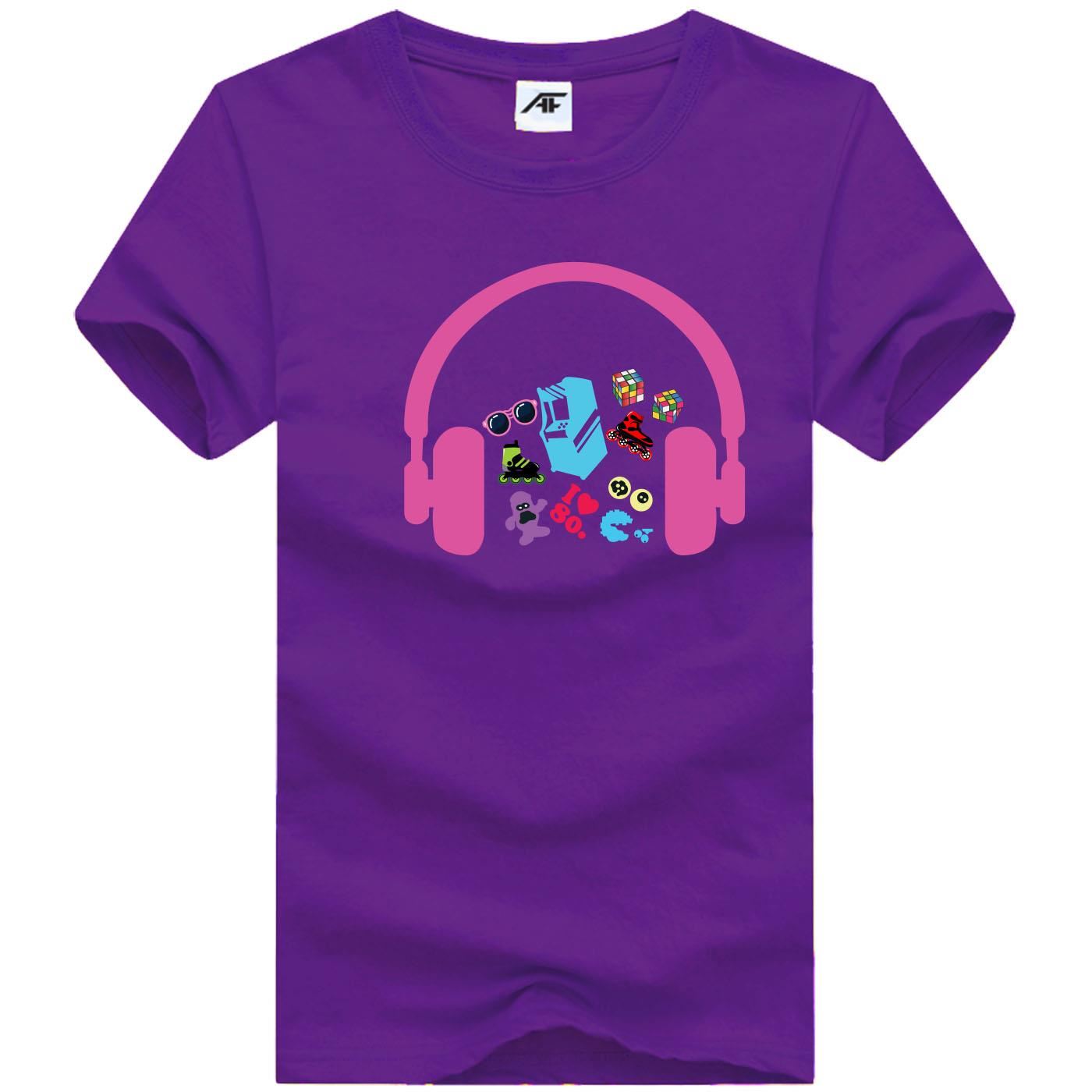 Music Headphones T-Shirt for Men & Kids Graphic Tee Matching Family Style - Picture 13 of 17