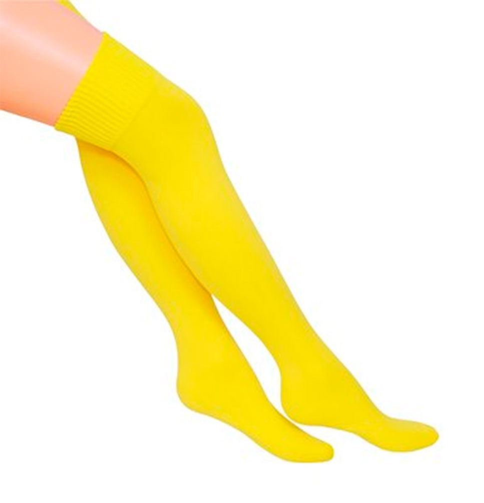 Ladies Sexy Over The Knee Socks Girls Fancy Womens Thigh High Plain Soft Socks - Picture 5 of 25