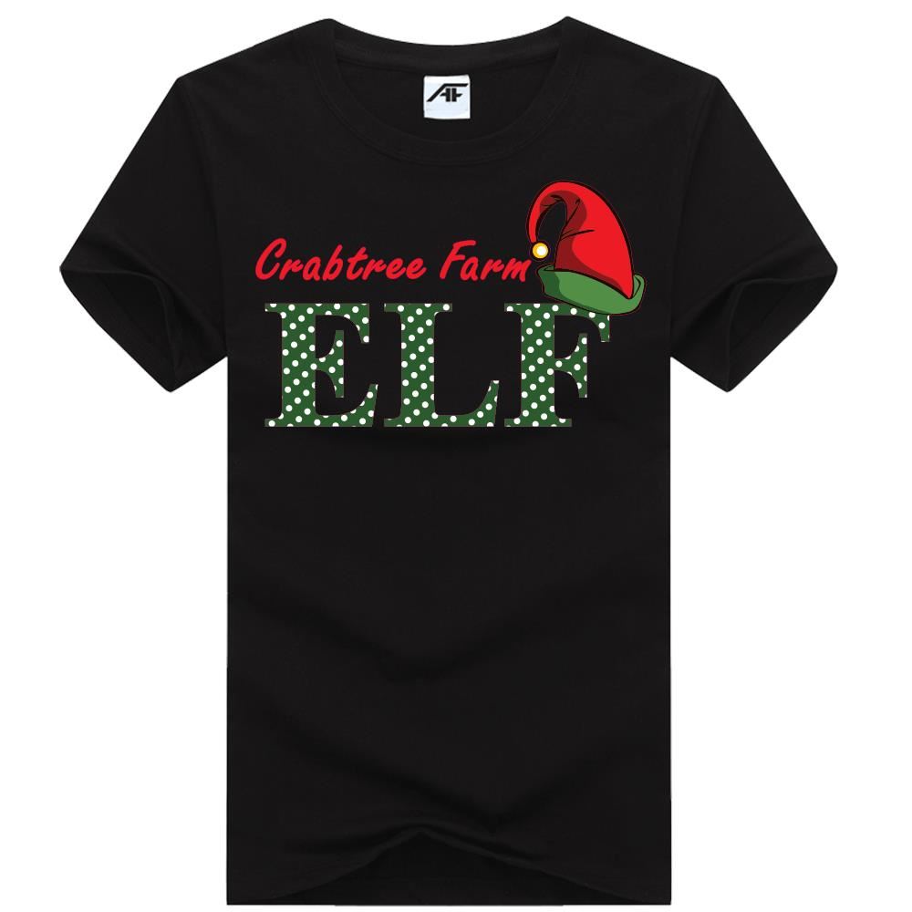 Mens Crabtree Farm Printed T Shirt Boys Crew Neck Novelty Xmas Top - Picture 3 of 4