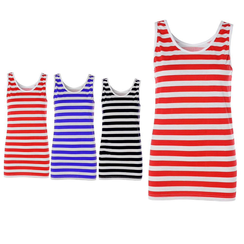 DOV/'è Rossa e Bianca a Righe Top Costume Donna prenotare Abito Outfit